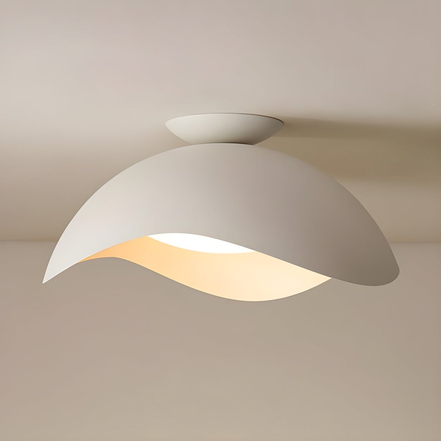 Serene Wave Ceiling Light | Metal & Acrylic | 40cm or 50cm Diameter