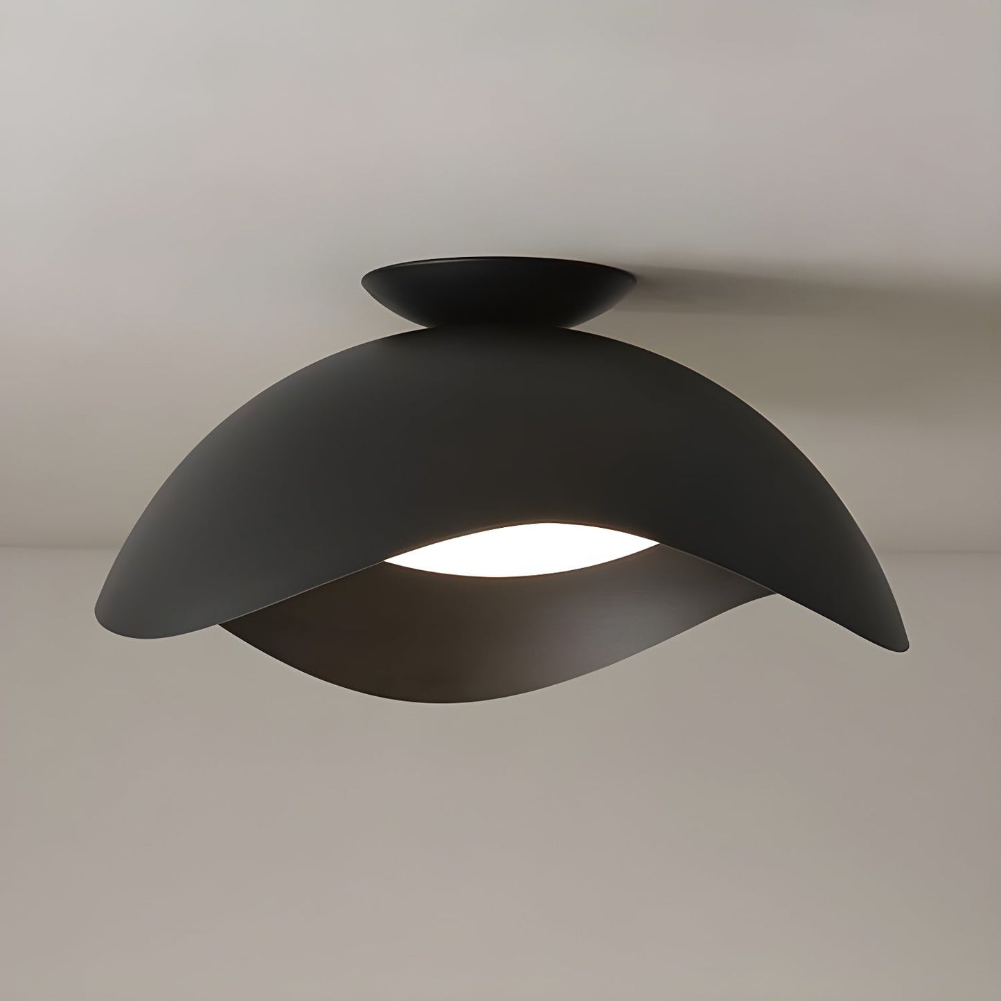 Serene Wave Ceiling Light | Metal & Acrylic | 40cm or 50cm Diameter