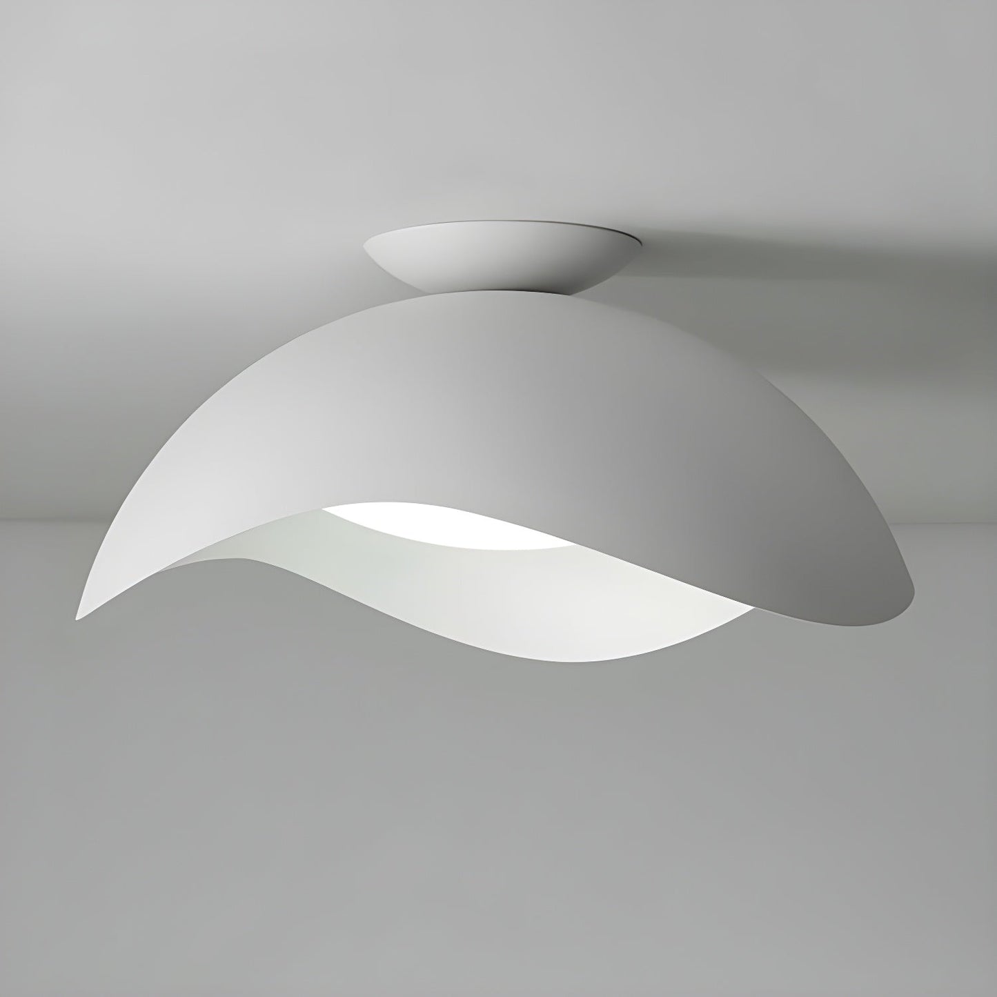 Serene Wave Ceiling Light | Metal & Acrylic | 40cm or 50cm Diameter