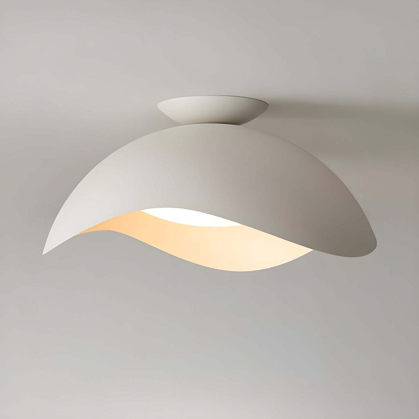 Serene Wave Ceiling Light | Metal & Acrylic | 40cm or 50cm Diameter