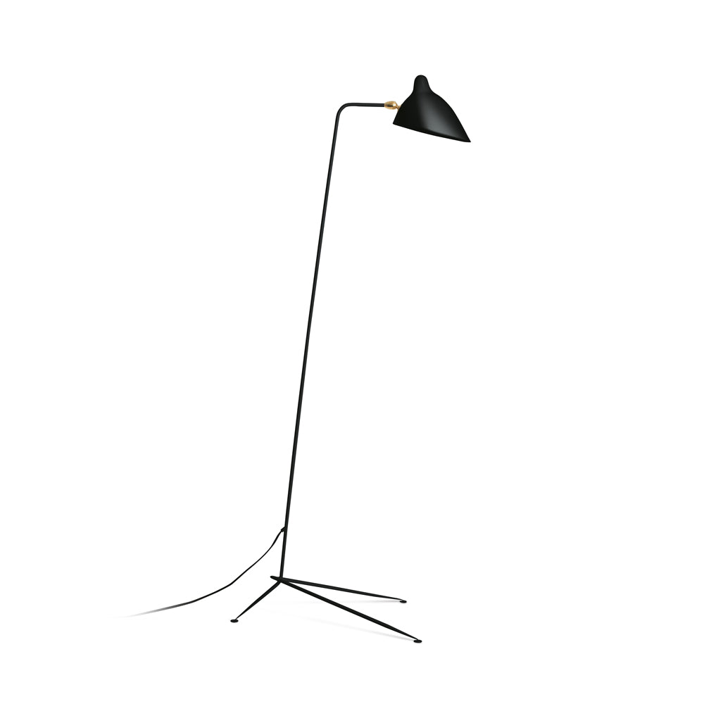 Serge Mouille Floor Lamp | Metal & Aluminum | White or Black