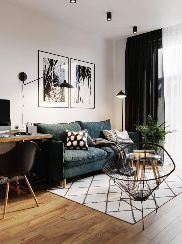 Serge Mouille Floor Lamp | Metal & Aluminum | White or Black