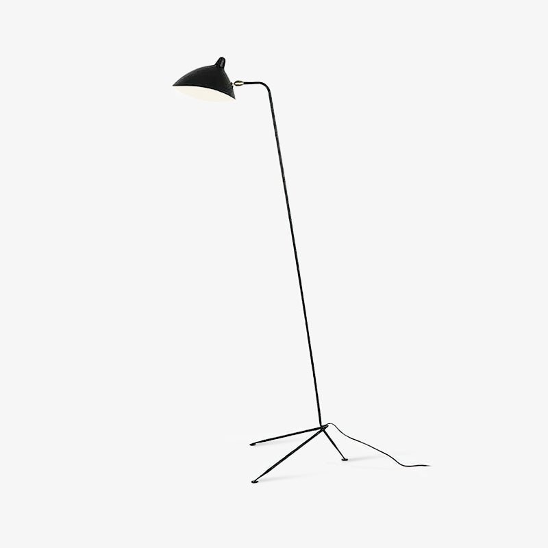 Serge Mouille Floor Lamp | Metal & Aluminum | White or Black