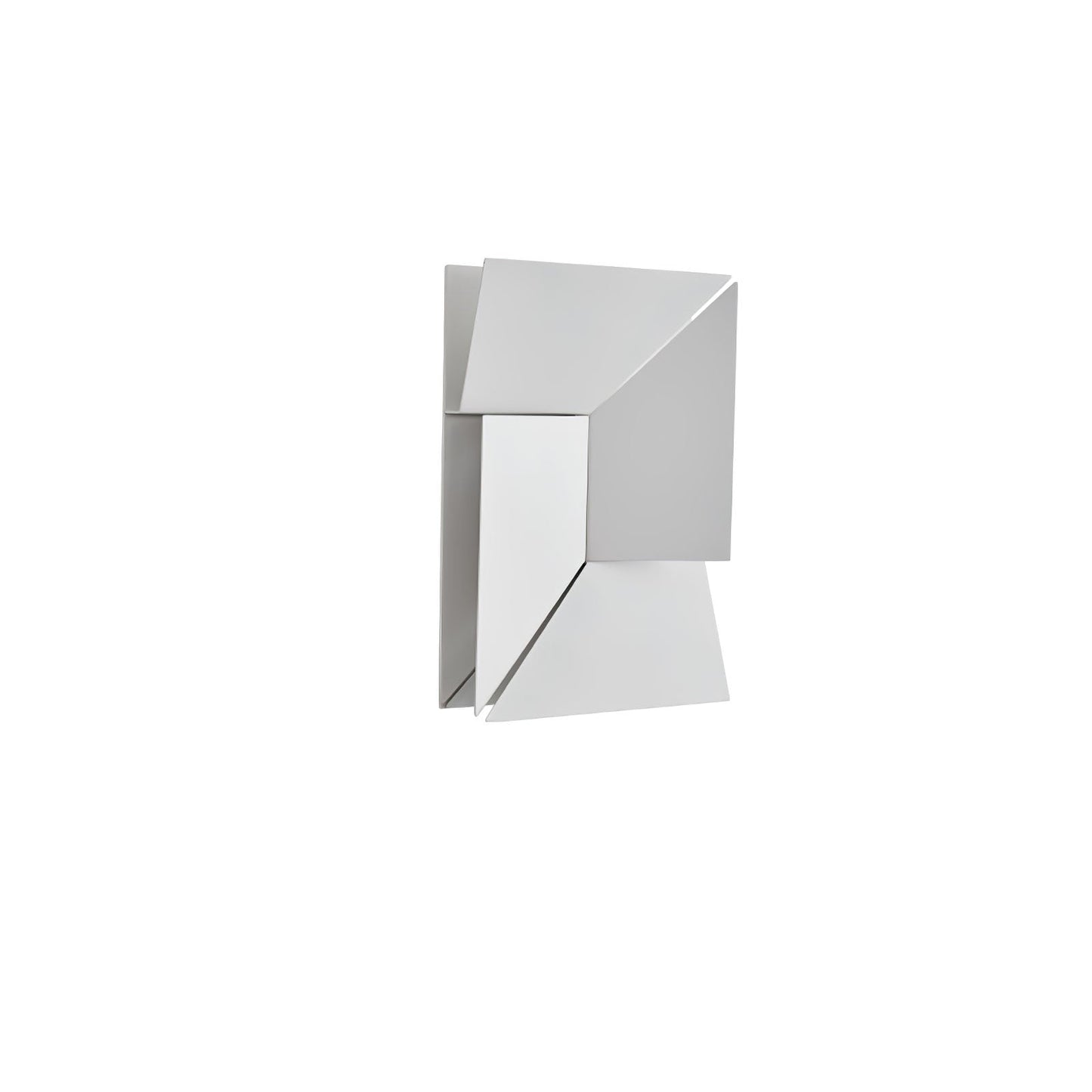 Wall Sconce Set | Rechargeable Laser-Cut Aluminum | Matte White