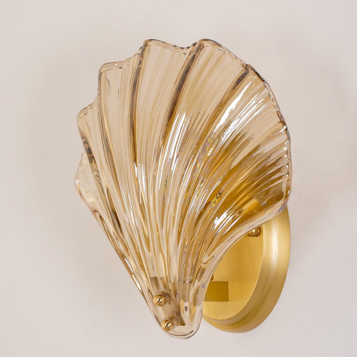 Shell Wall Light | Brass Finish | Set of 2