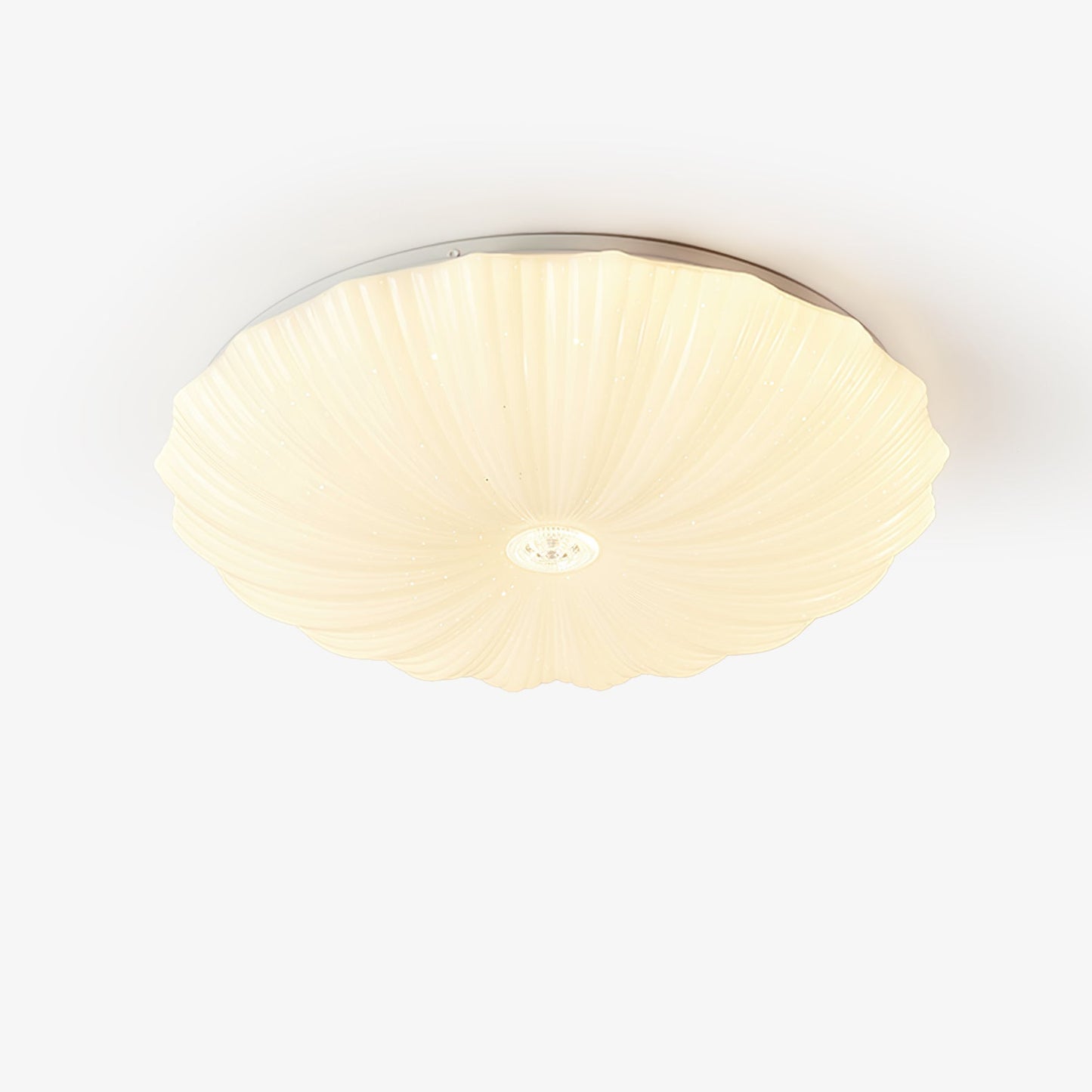 Acrylic Shell Ceiling Lamp | Metal & Acrylic | White