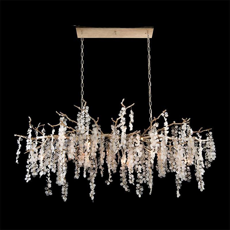Crystal Chandelier | Brass & Nickel Finish | Multiple Diameter Options
