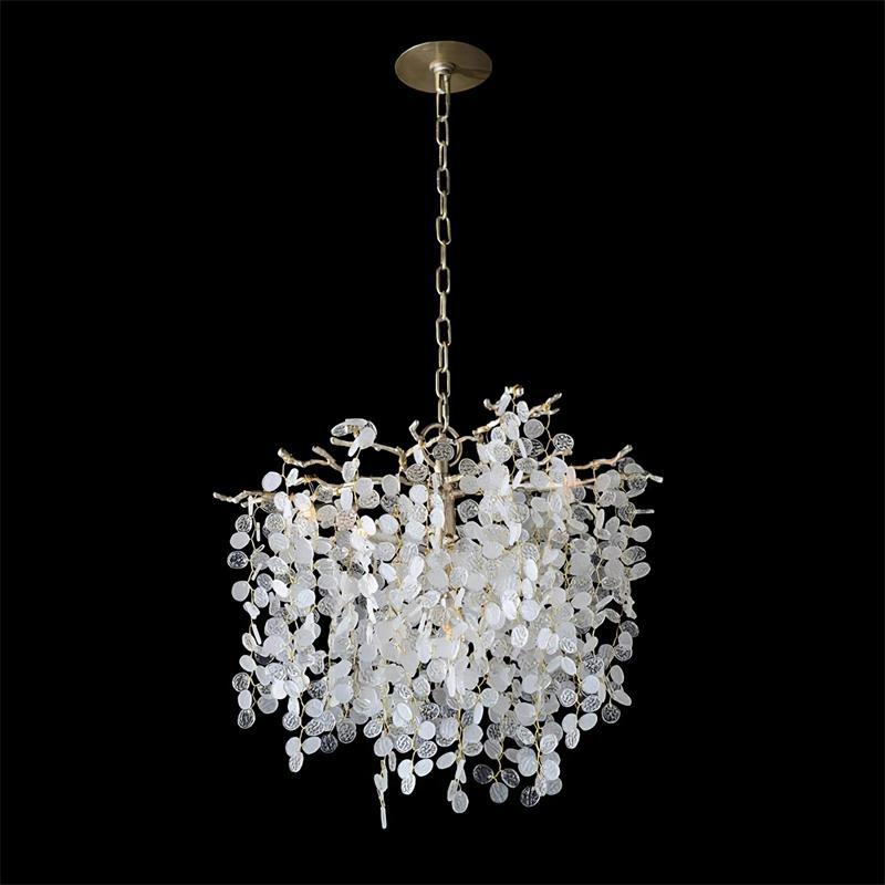 Crystal Chandelier | Brass & Nickel Finish | Multiple Diameter Options