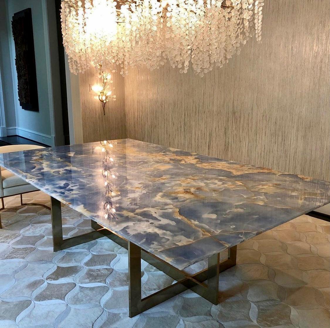 Crystal Chandelier | Brass & Nickel Finish | Multiple Diameter Options