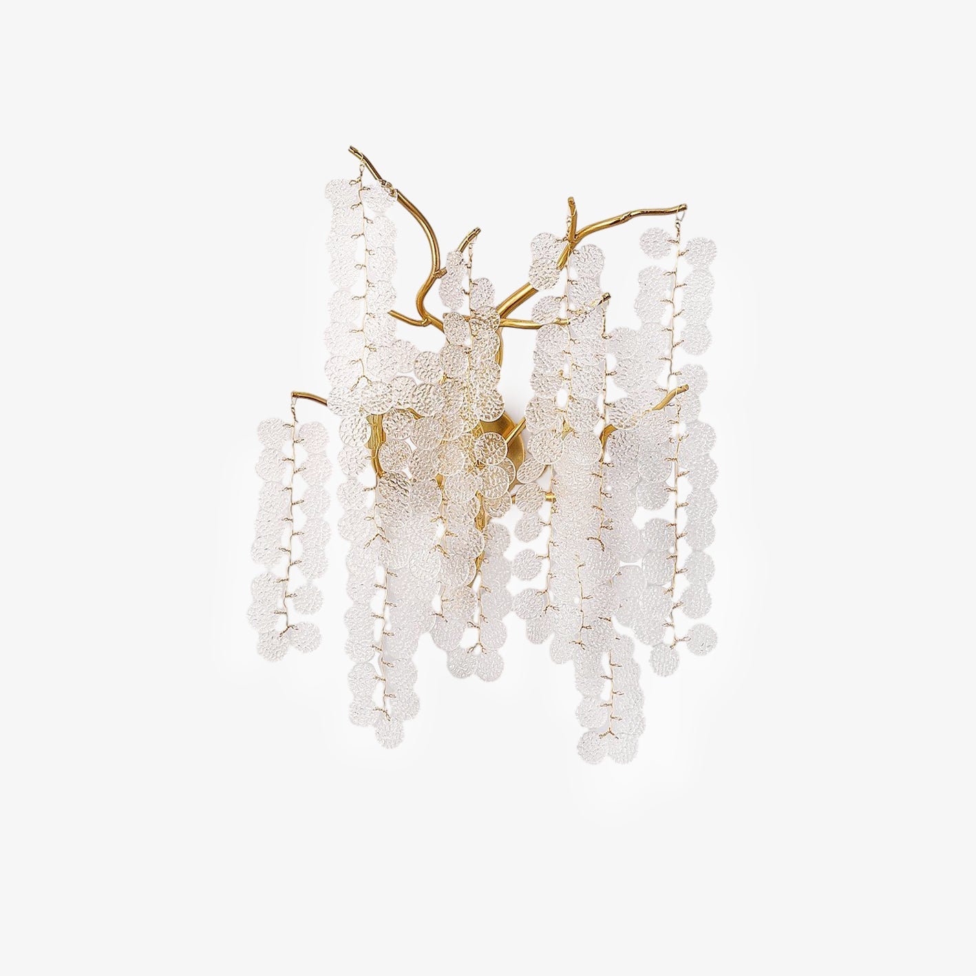 Shiro Noda Wall Lamp | Brass & Crystal | Set of 2