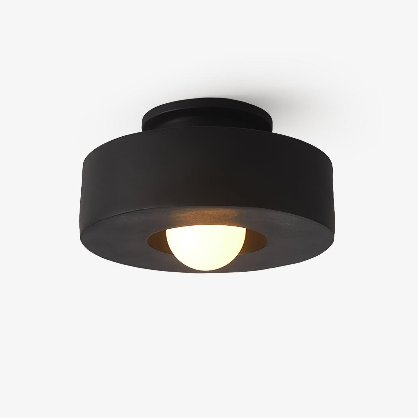 Simon Ceiling Lamp | Resin | 30cm Diameter, Available in Red, Green, Black