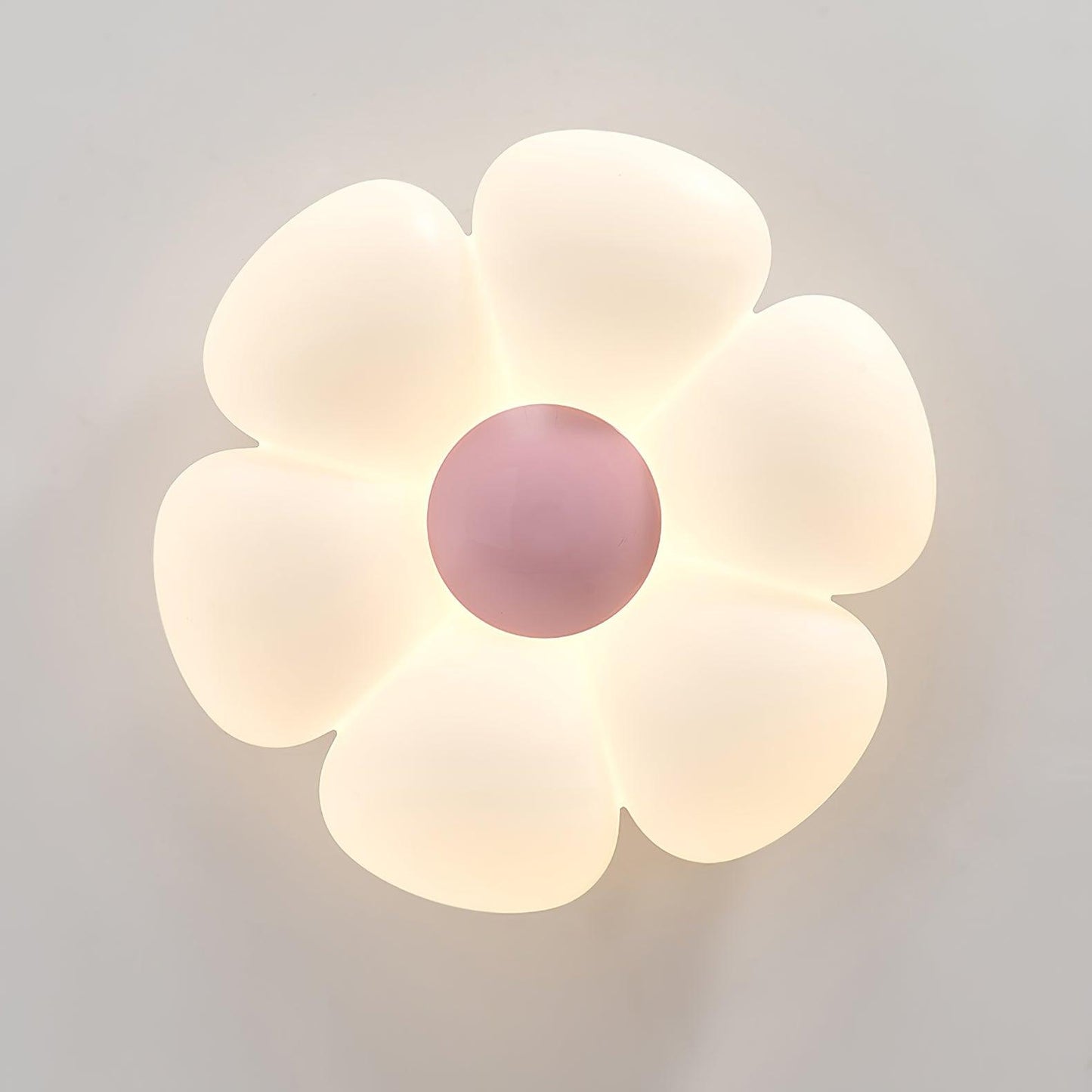 Flower Ceiling Lamp | Metal & Acrylic | 50cm Diameter | Dimmable Options Available