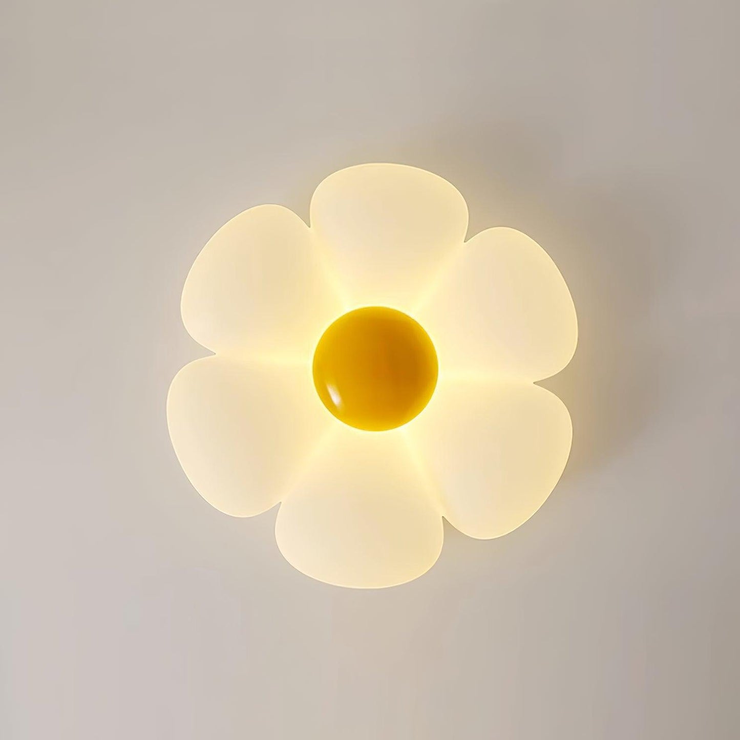 Flower Ceiling Lamp | Metal & Acrylic | 50cm Diameter | Dimmable Options Available
