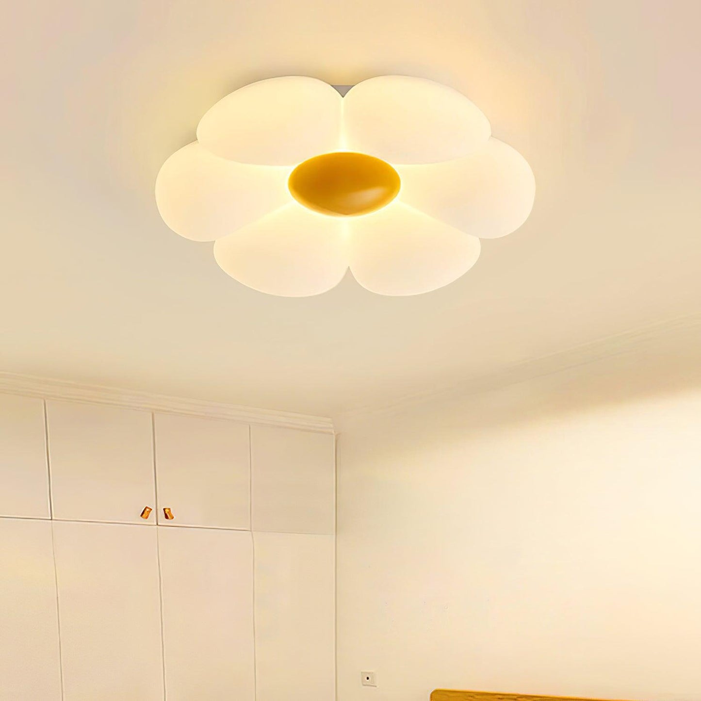 Flower Ceiling Lamp | Metal & Acrylic | 50cm Diameter | Dimmable Options Available