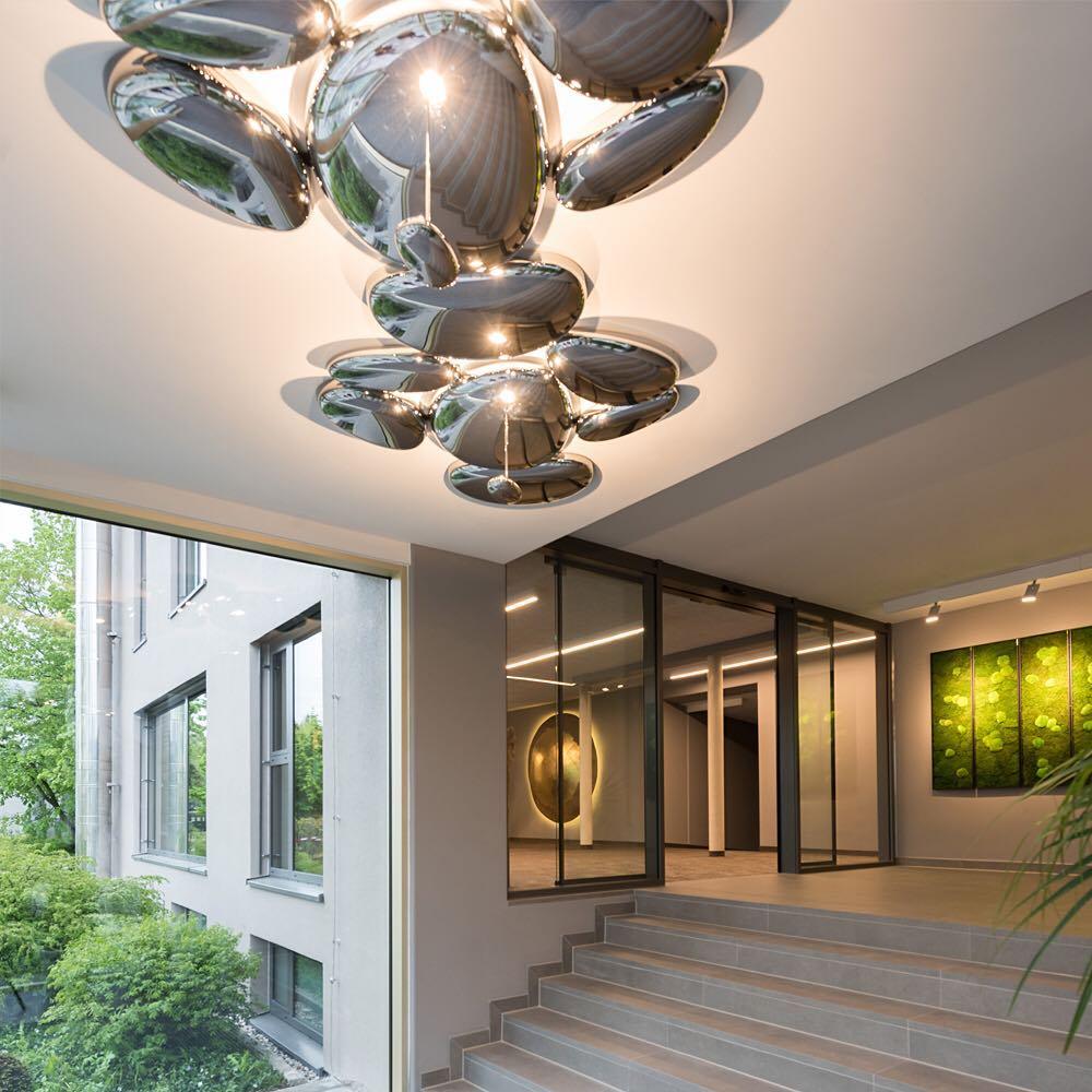 Skydro Ceiling Lamp | Polished Chrome | 5-6 Heads