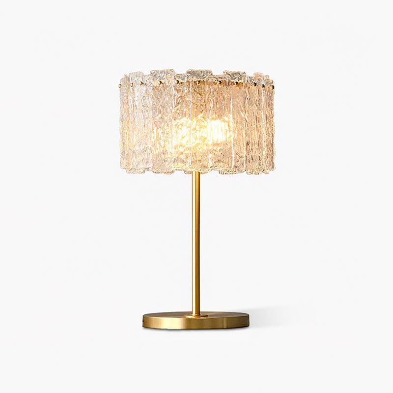 Skylar Table Lamp | Brass & Glass | Clear Finish