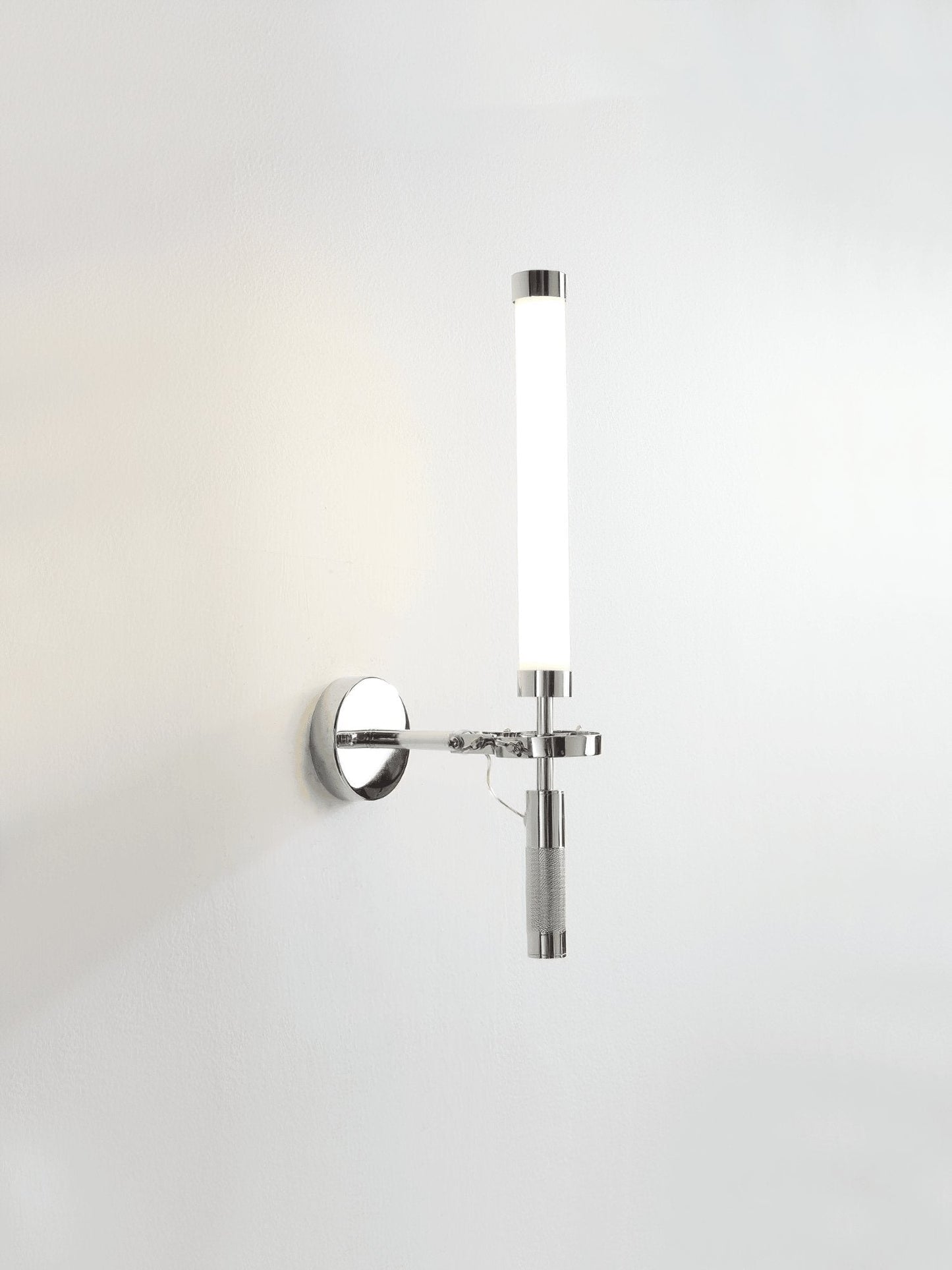 Skylark Wall Sconce | Chrome Metal & Glass | Set of 2
