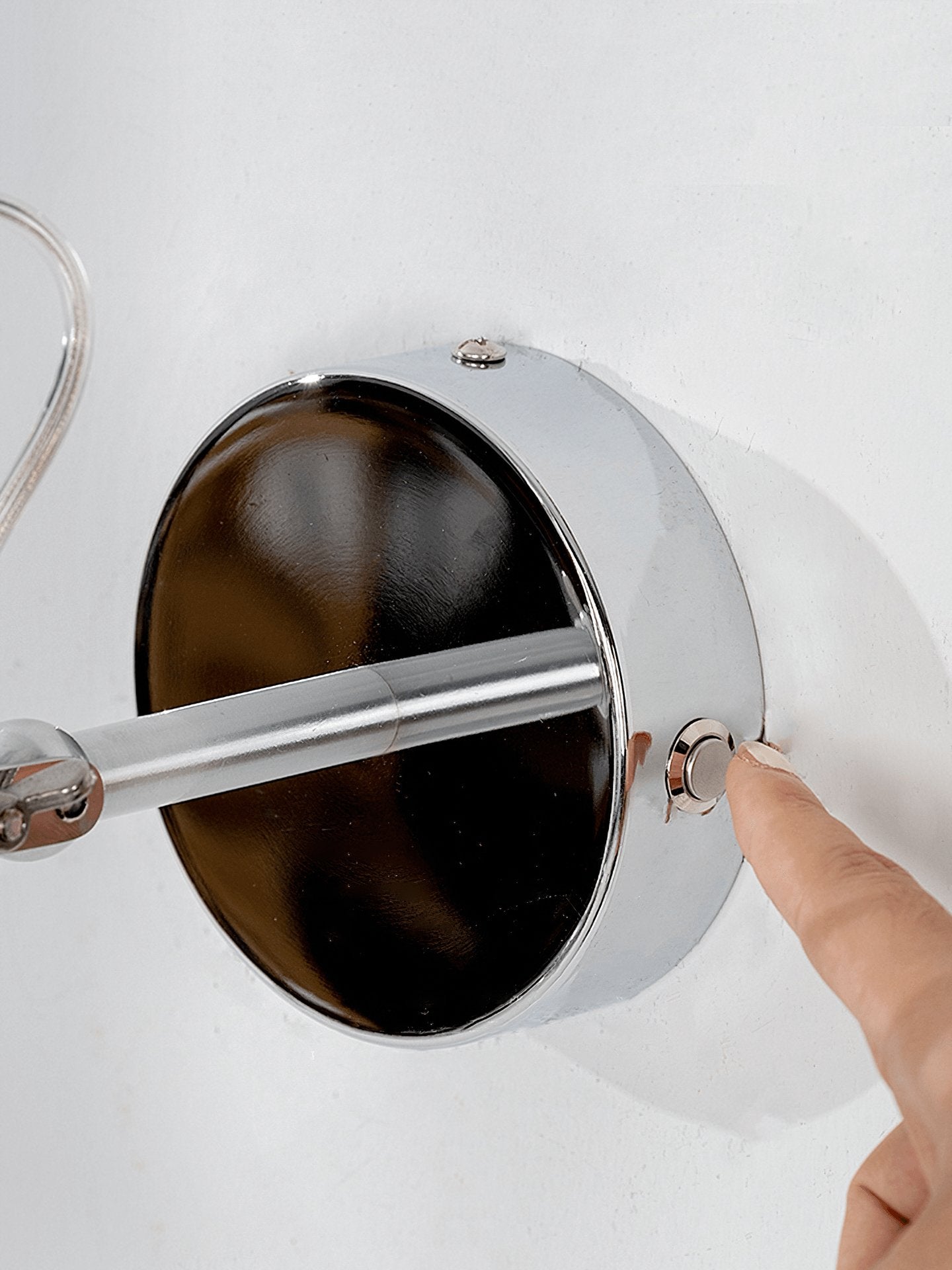 Skylark Wall Sconce | Chrome Metal & Glass | Set of 2