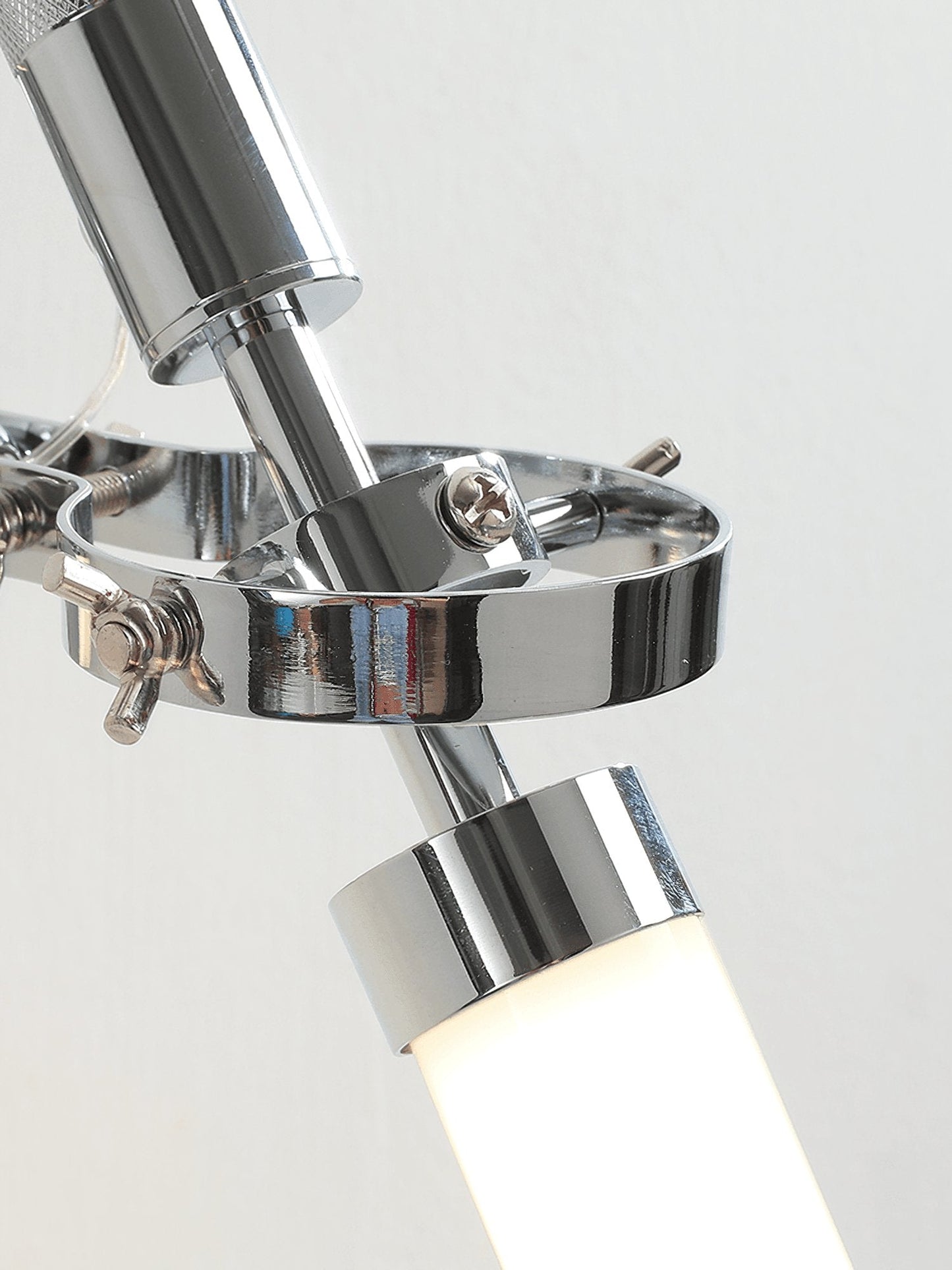 Skylark Wall Sconce | Chrome Metal & Glass | Set of 2