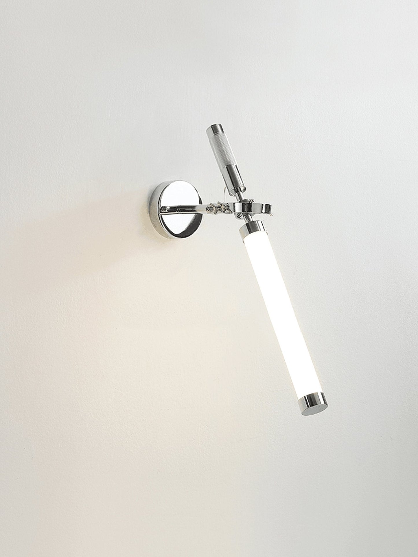 Skylark Wall Sconce | Chrome Metal & Glass | Set of 2