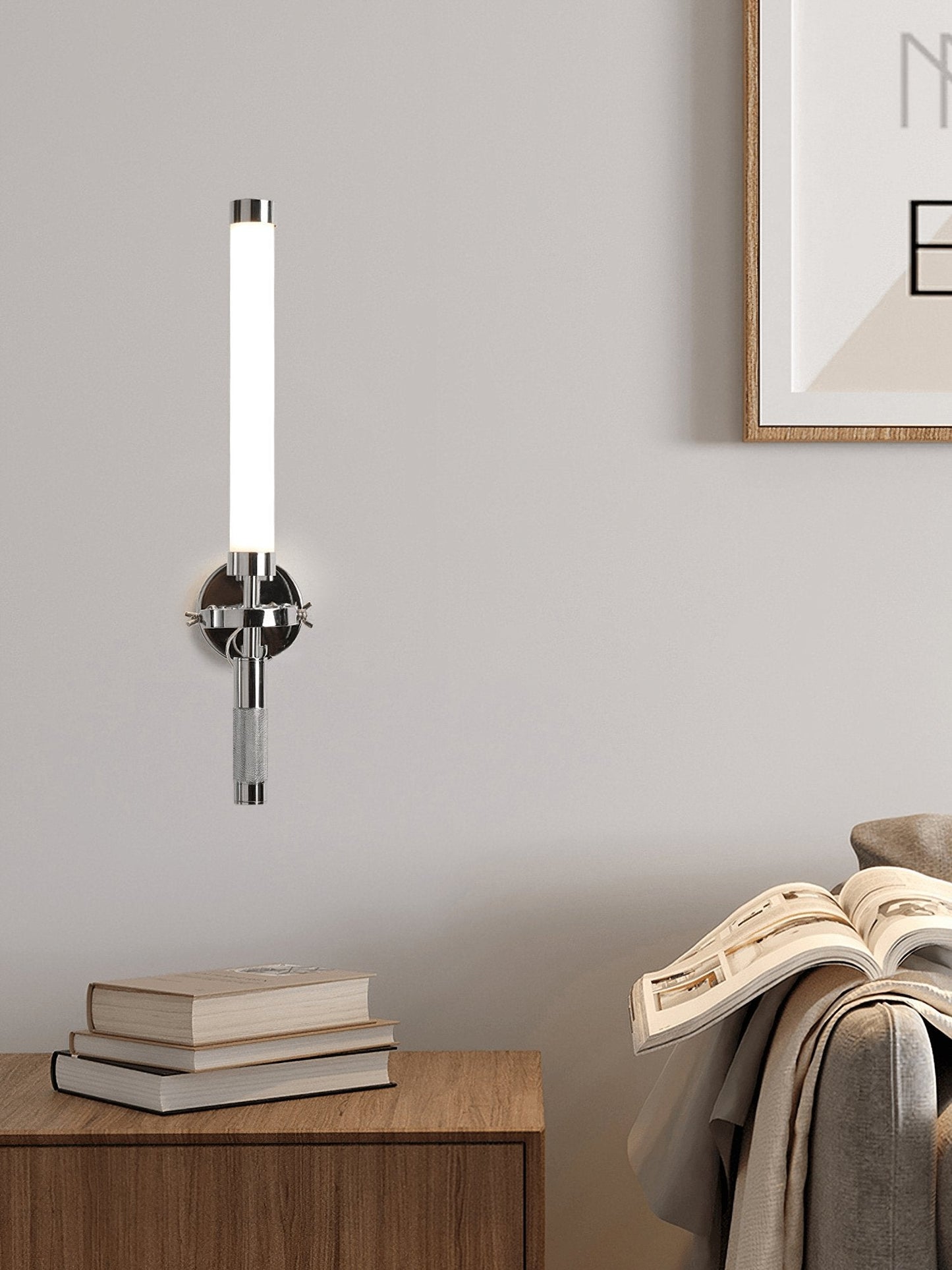 Skylark Wall Sconce | Chrome Metal & Glass | Set of 2