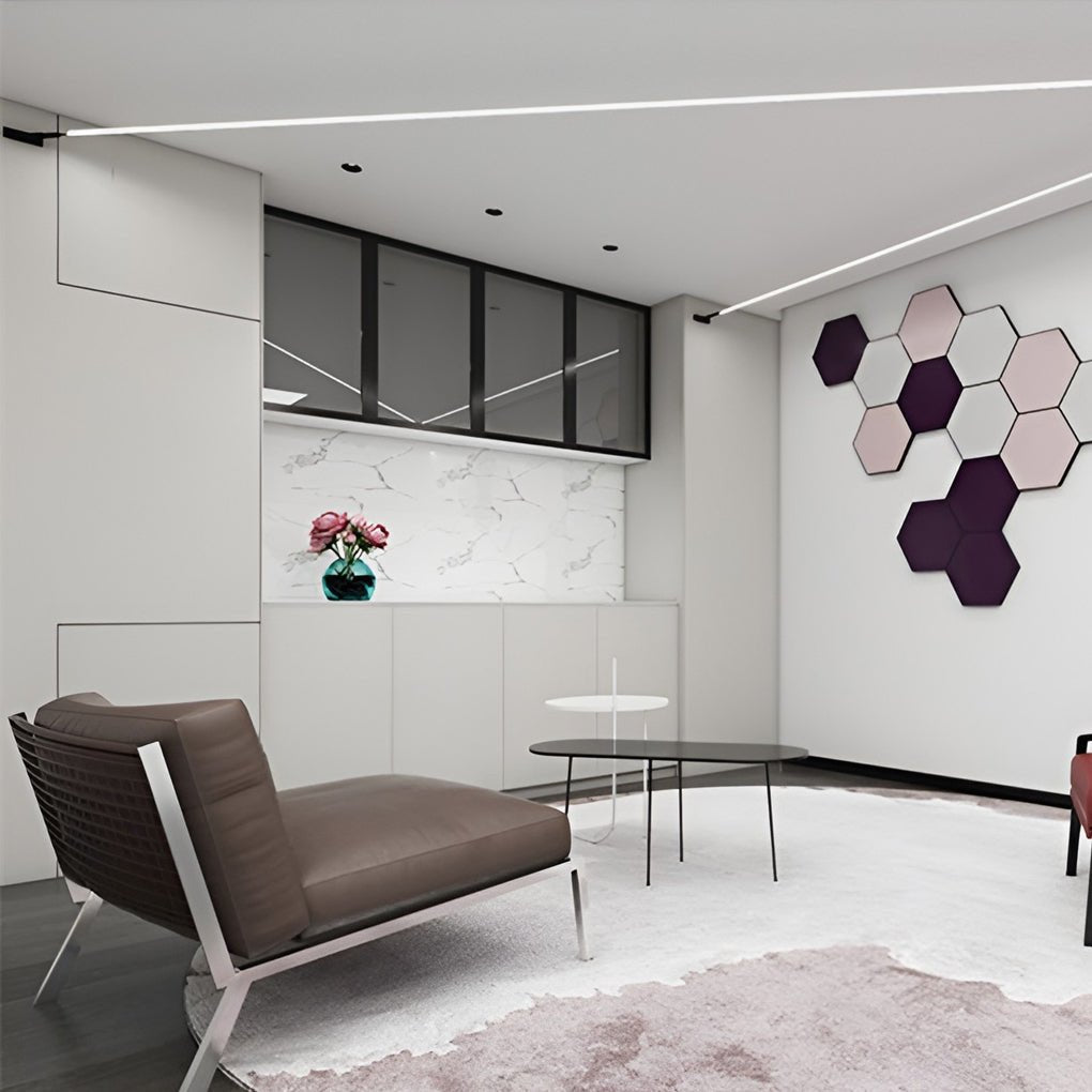 Skyline Linear Ceiling Light | Steel & PVC | Multiple Length Options