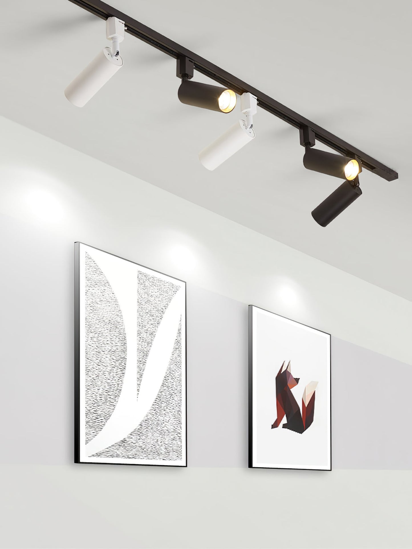 Track Light Fixture | Sleek Metal Design | 2 to 7 Lights Options