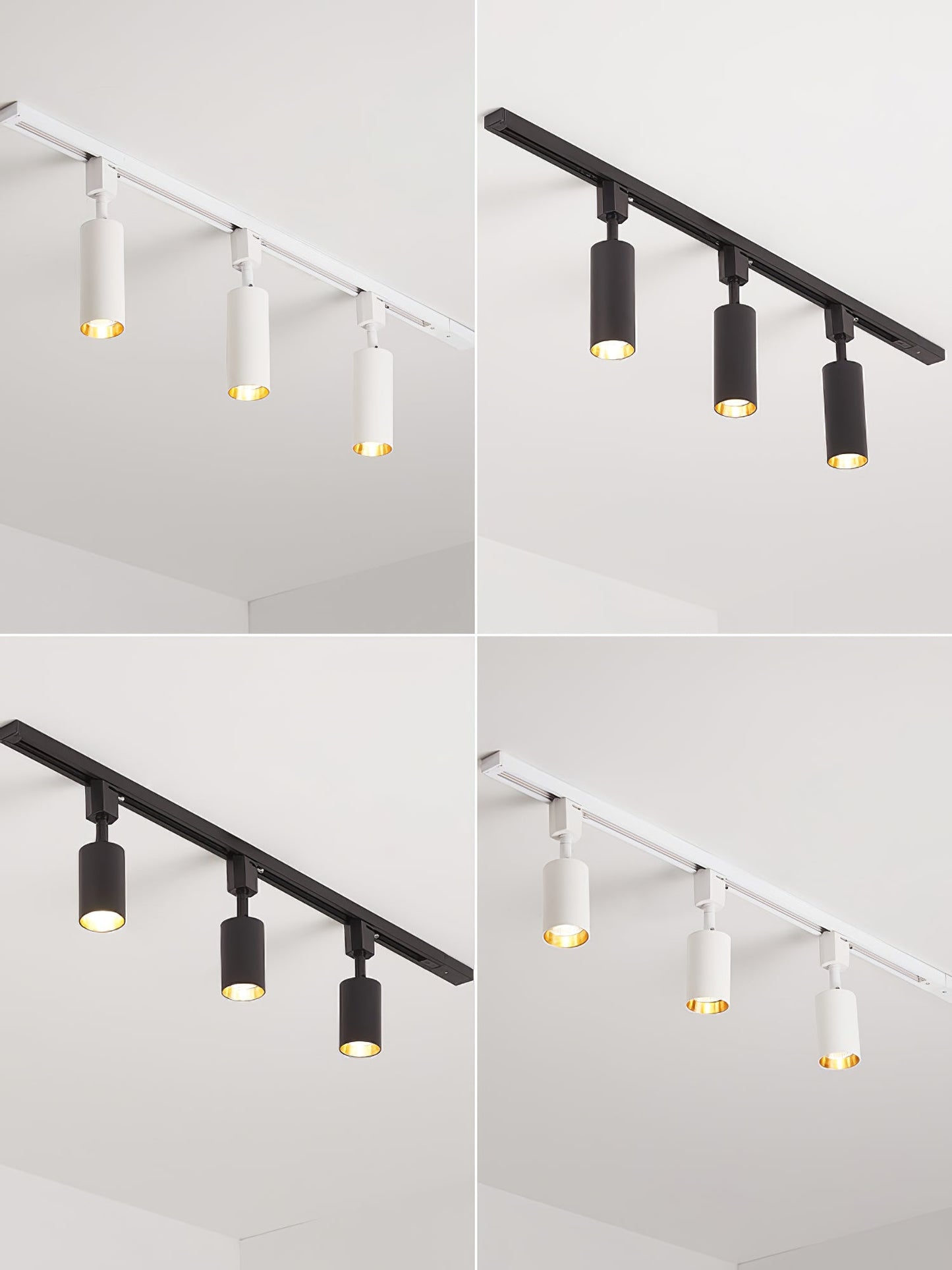 Track Light Fixture | Sleek Metal Design | 2 to 7 Lights Options
