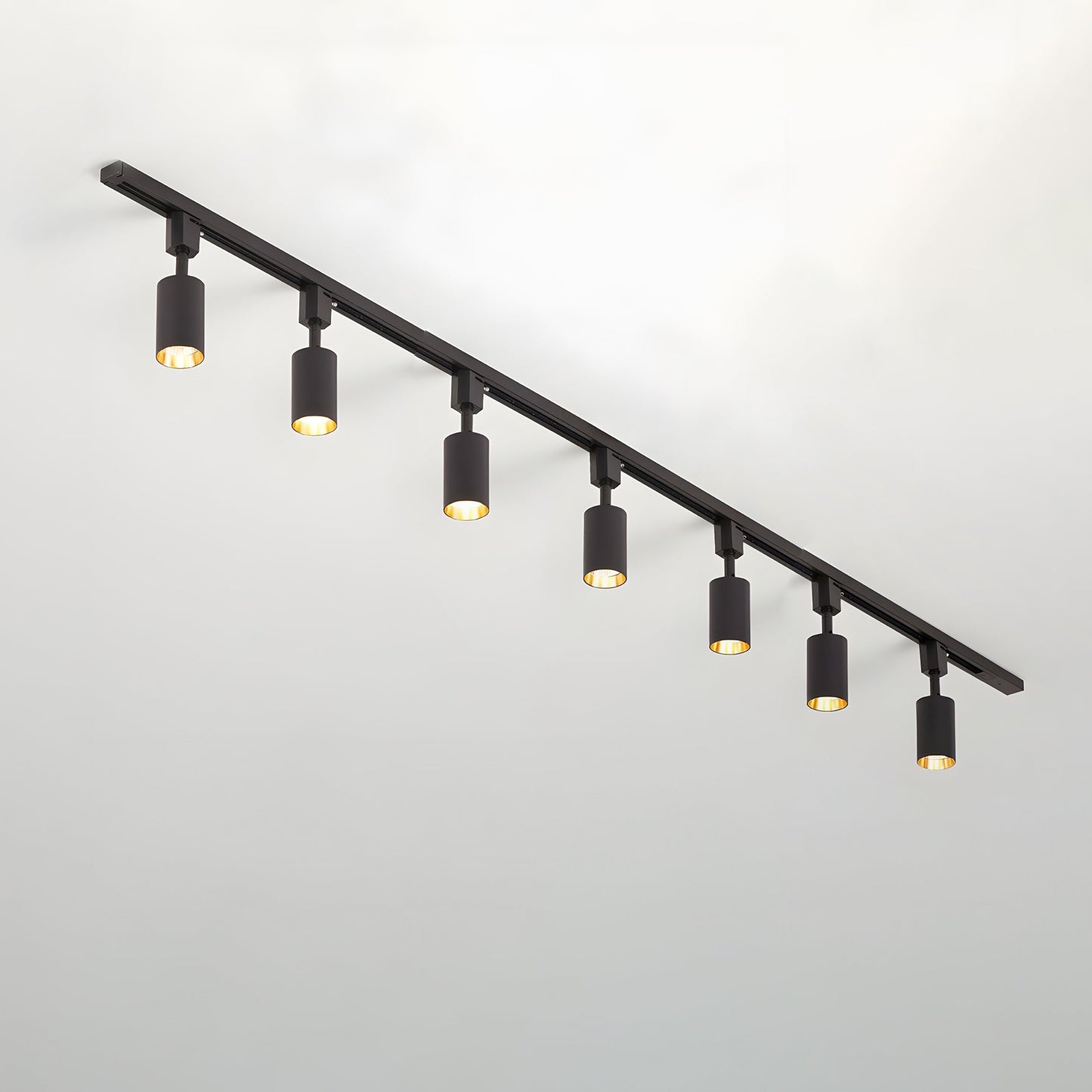 Track Light Fixture | Sleek Metal Design | 2 to 7 Lights Options