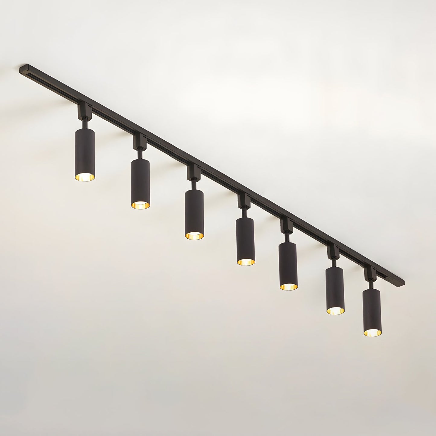 Track Light Fixture | Sleek Metal Design | 2 to 7 Lights Options