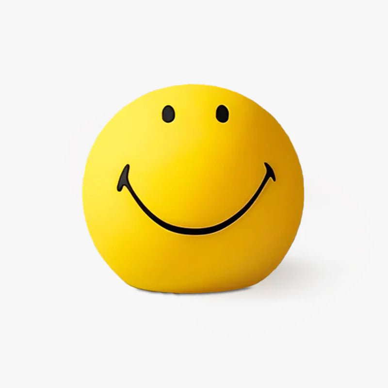 Smiling Rechargeable Table Lamp | Warm Yellow LED | 23cm Diameter