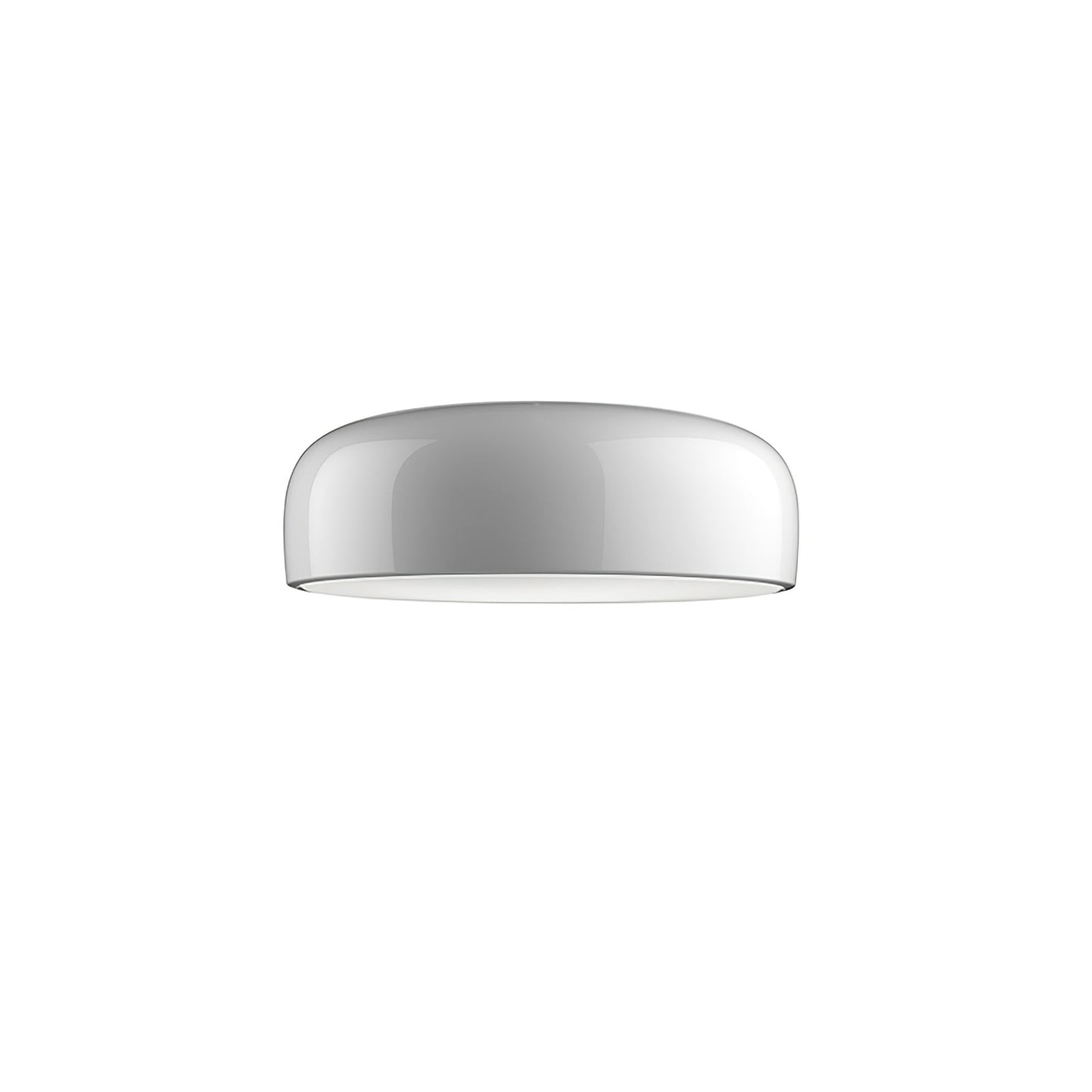 Smithfield Ceiling Light | Aluminum & Opalescent Diffuser | Black or White