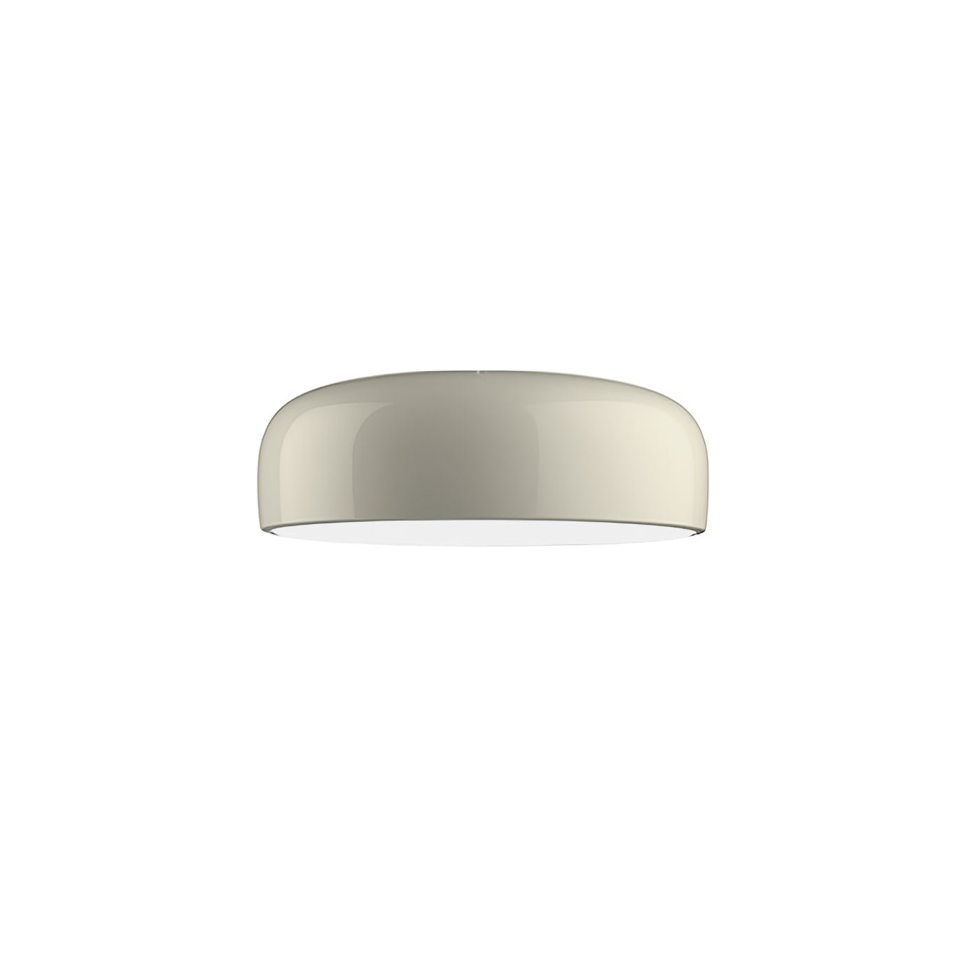 Smithfield Ceiling Light | Aluminum & Opalescent Diffuser | Black or White