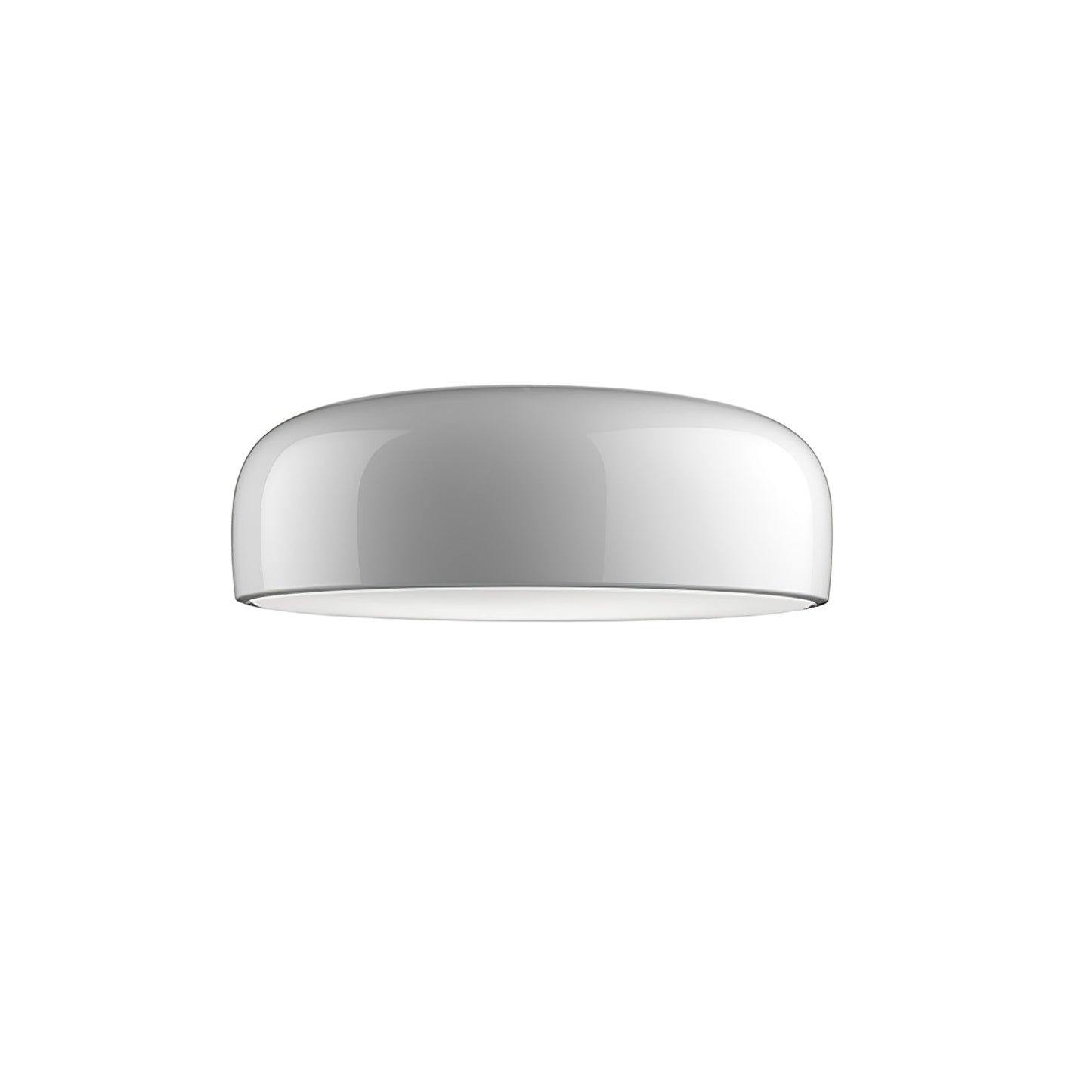 Smithfield Ceiling Light | Aluminum & Opalescent Diffuser | Black or White