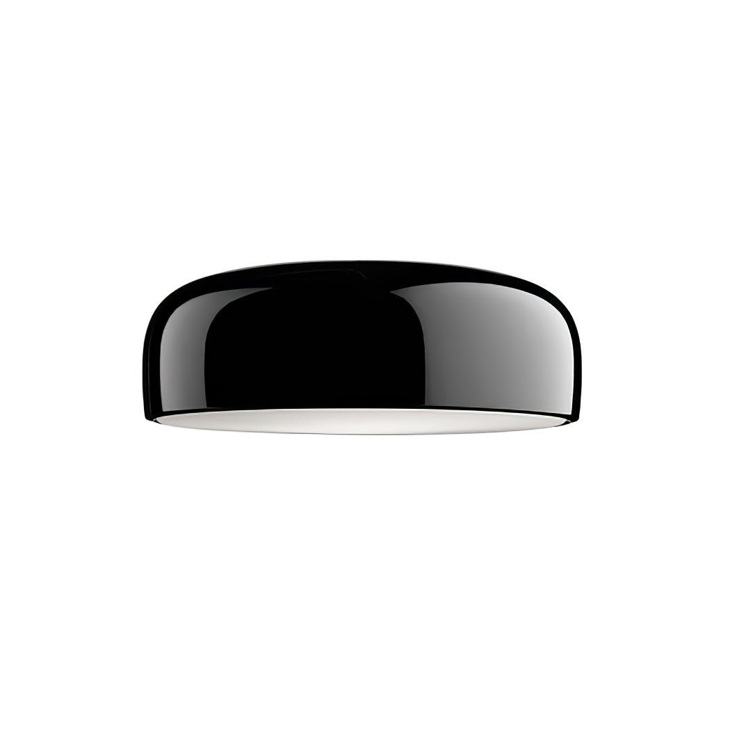 Smithfield Ceiling Light | Aluminum & Opalescent Diffuser | Black or White