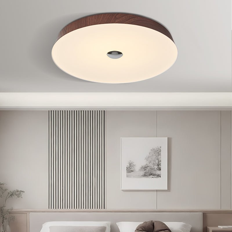 Woodgrain Ceiling Light | Integrated LED | 50cm Diameter