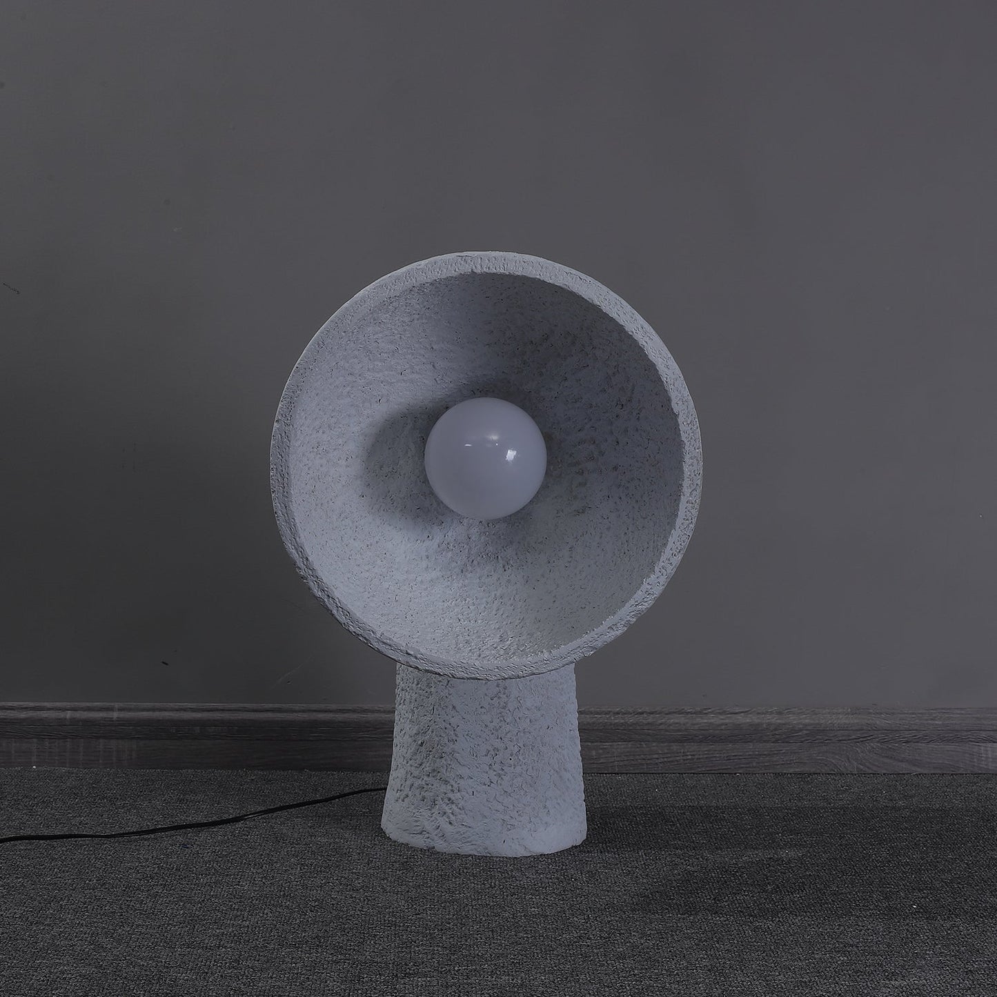 Soniah Floor Lamp | Handcrafted Resin | White