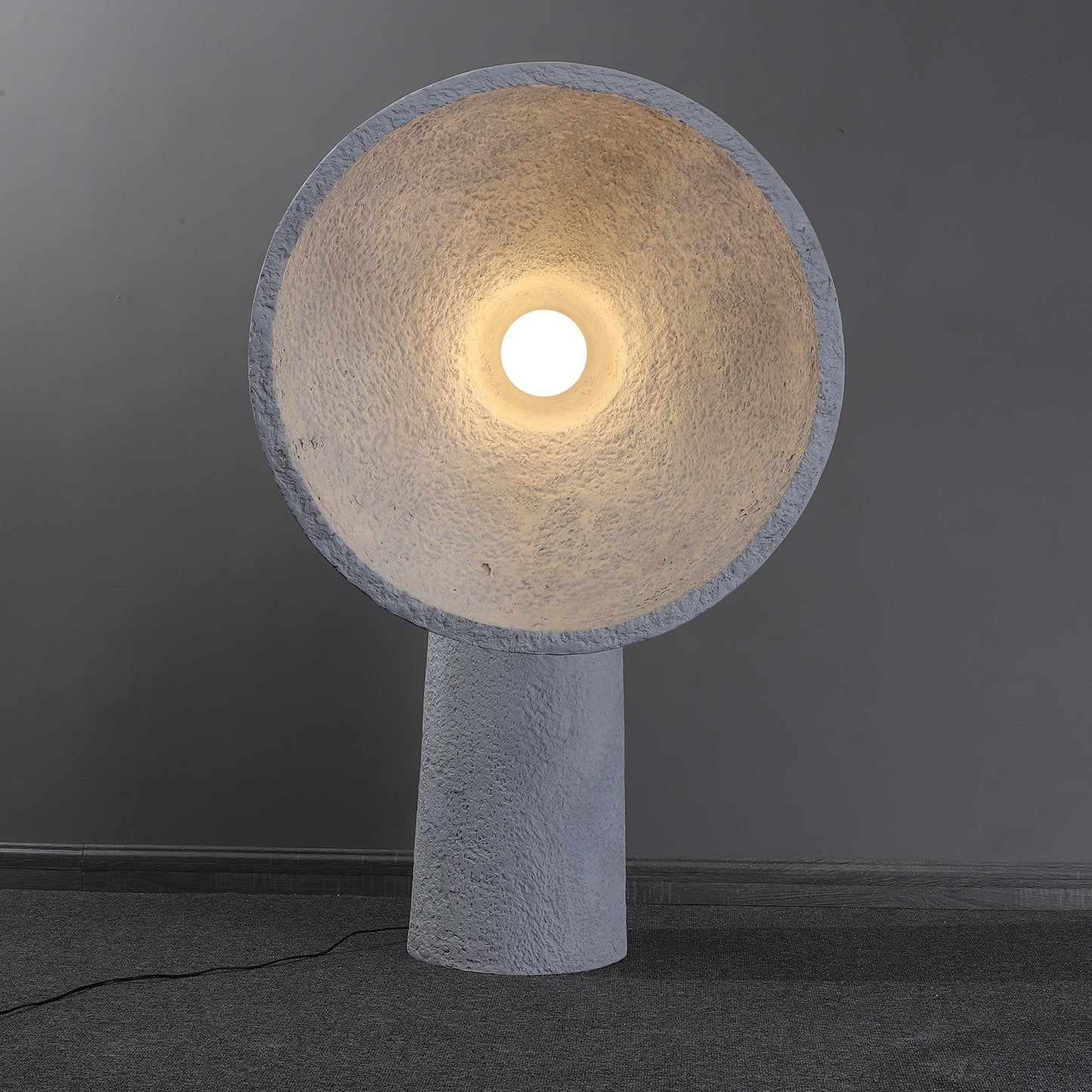 Soniah Floor Lamp | Handcrafted Resin | White