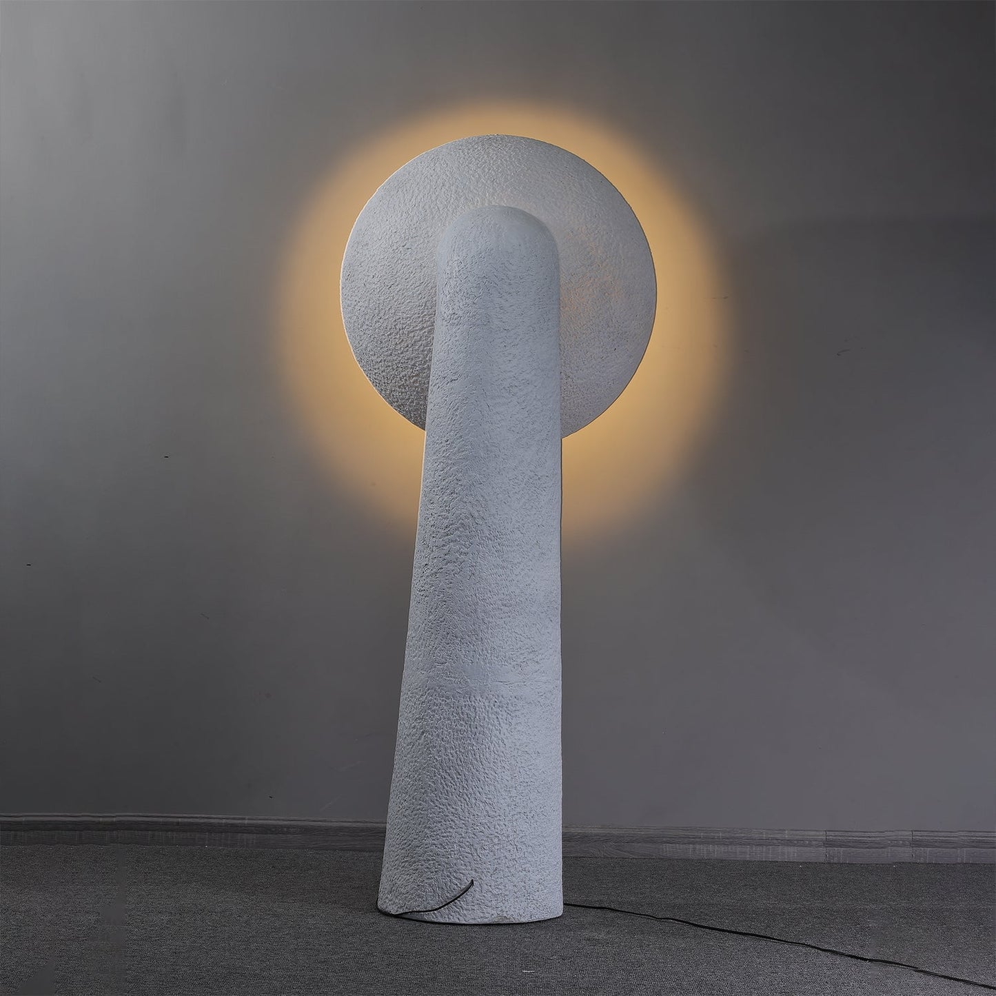 Soniah Floor Lamp | Handcrafted Resin | White