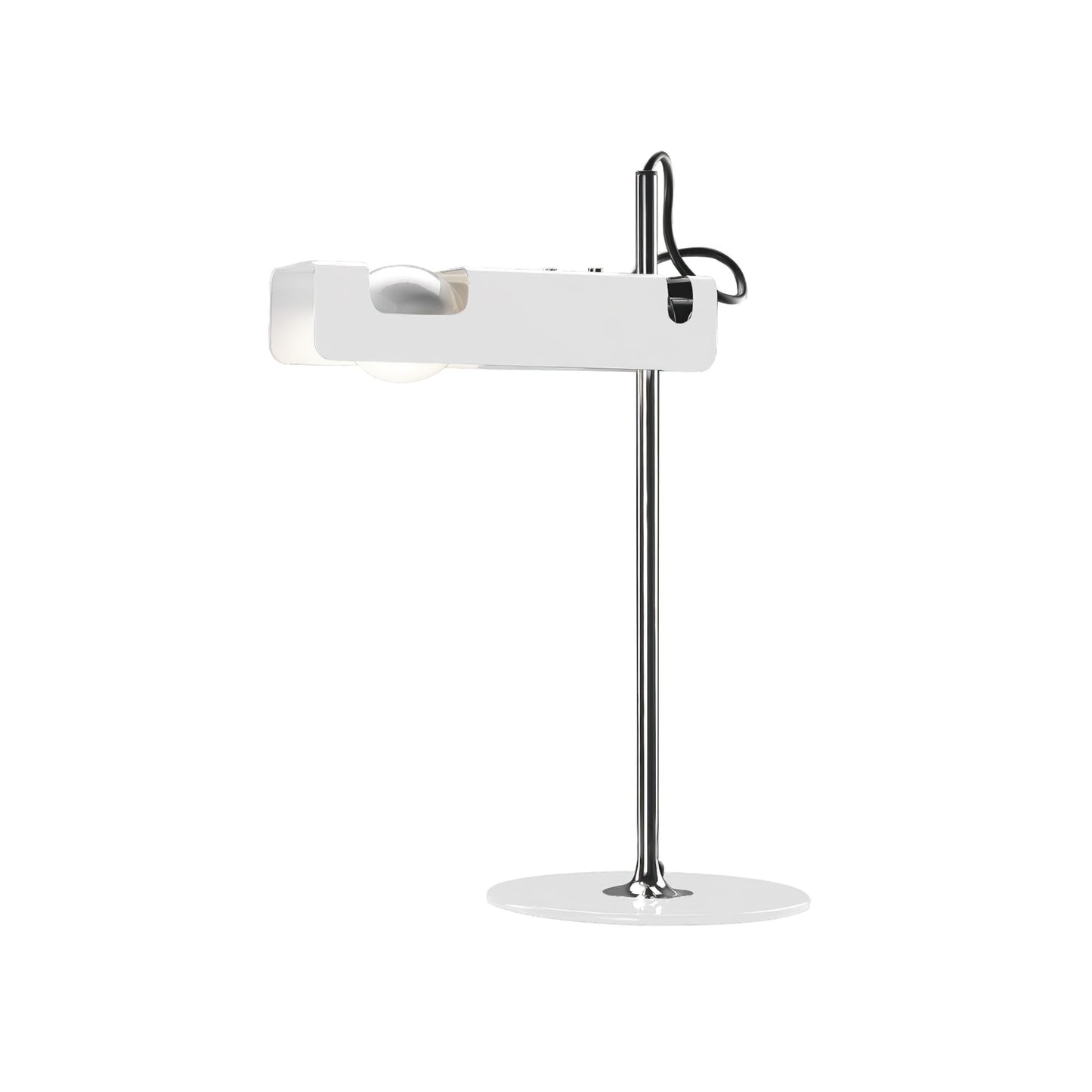 Spider Table Lamp | Metal Enameled Finish | White or Black