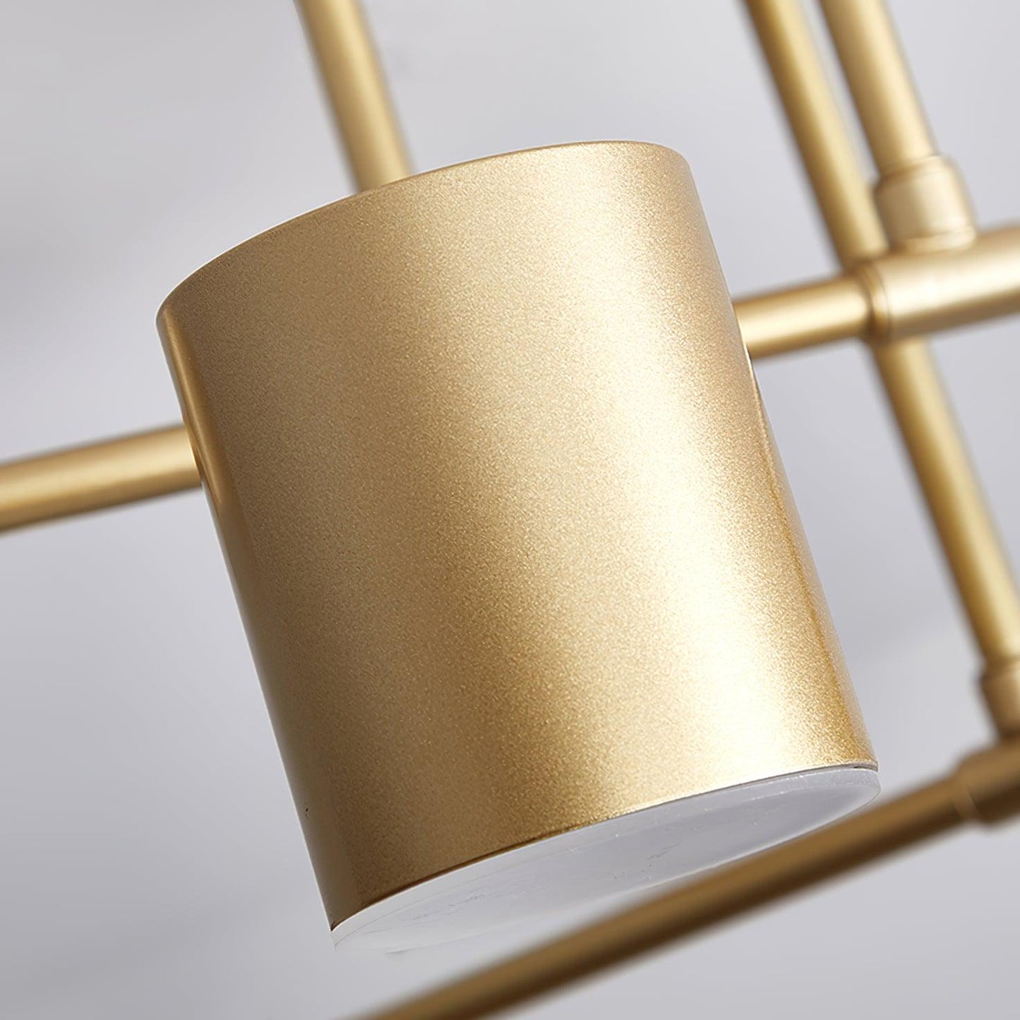 Gold Sputnik Ceiling Light | Multi-Arm Metal Frame with Integrated LED | 6 Shades
