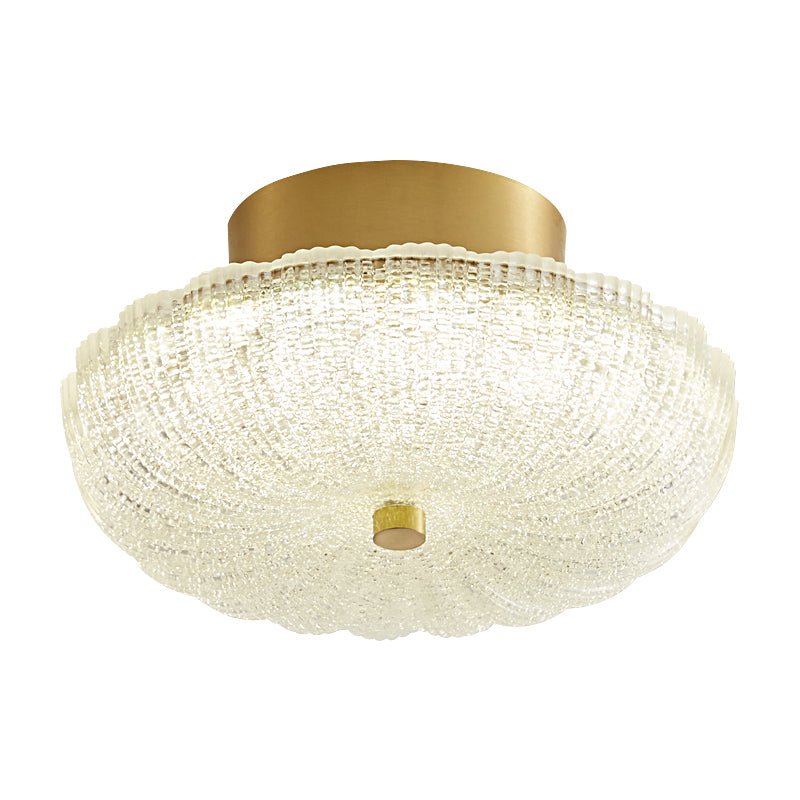 Starlit Ceiling Light | Crystal Glass & Brass | 20cm Diameter