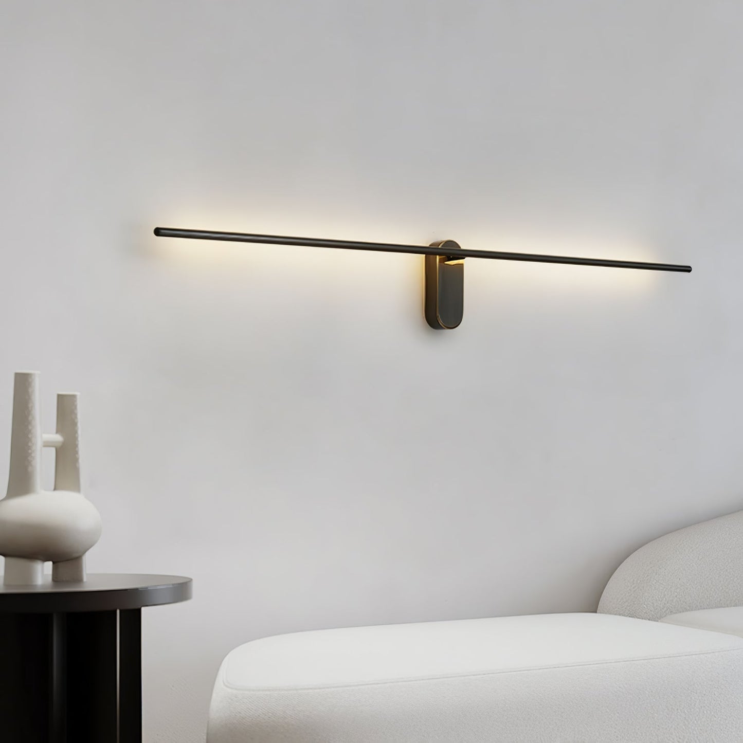 Stick Shaped Plug-In Sconce | Handcrafted Iron & Acrylic | Warm, Neutral, Cool Light Options