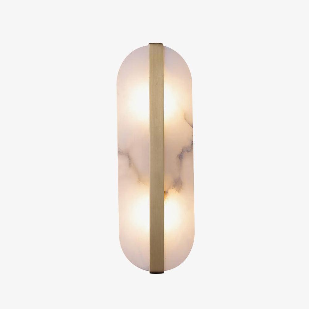 Alabaster LED Wall Sconce | Brass Finish | Set of 2
