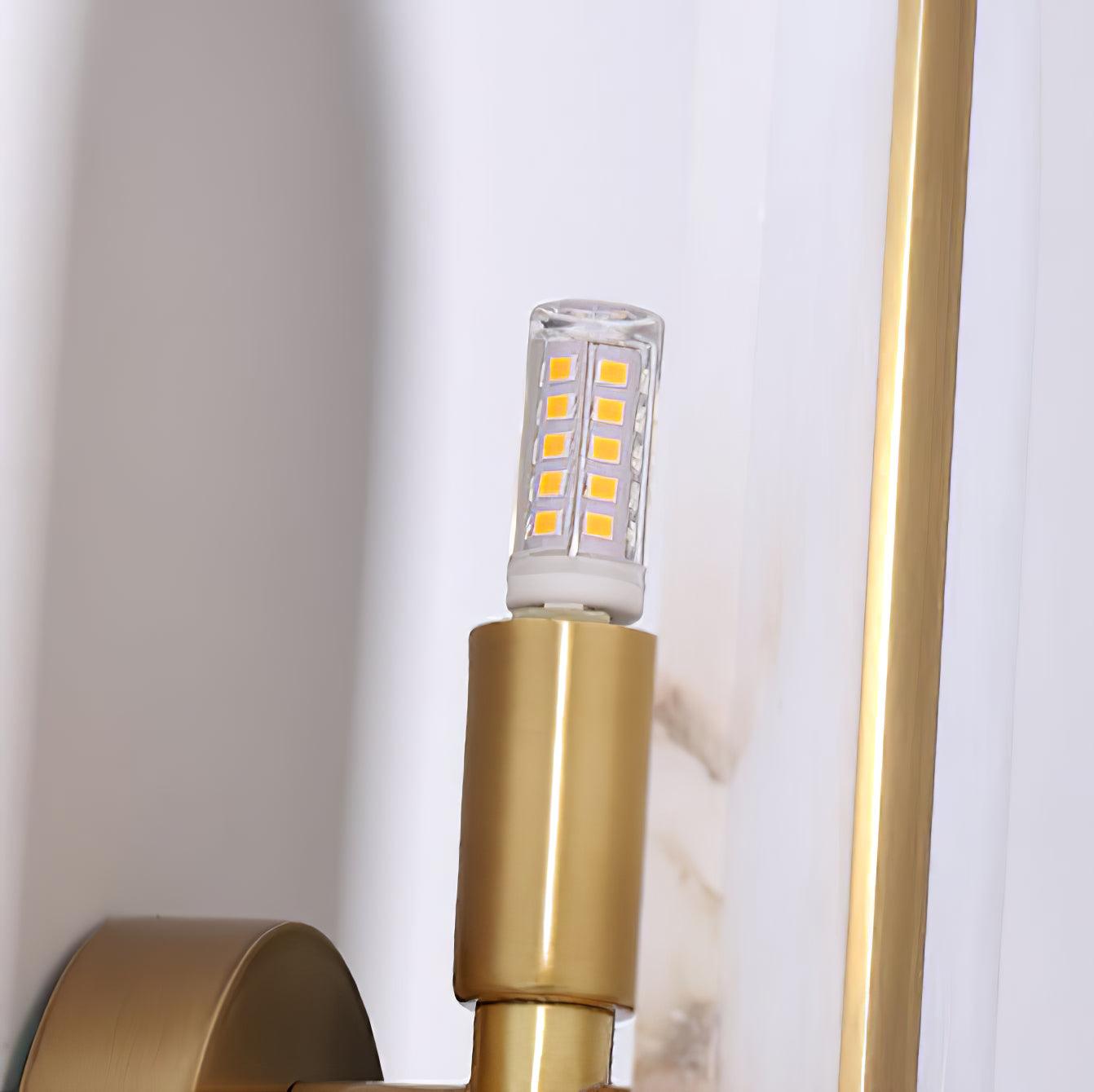 Alabaster LED Wall Sconce | Brass Finish | Set of 2