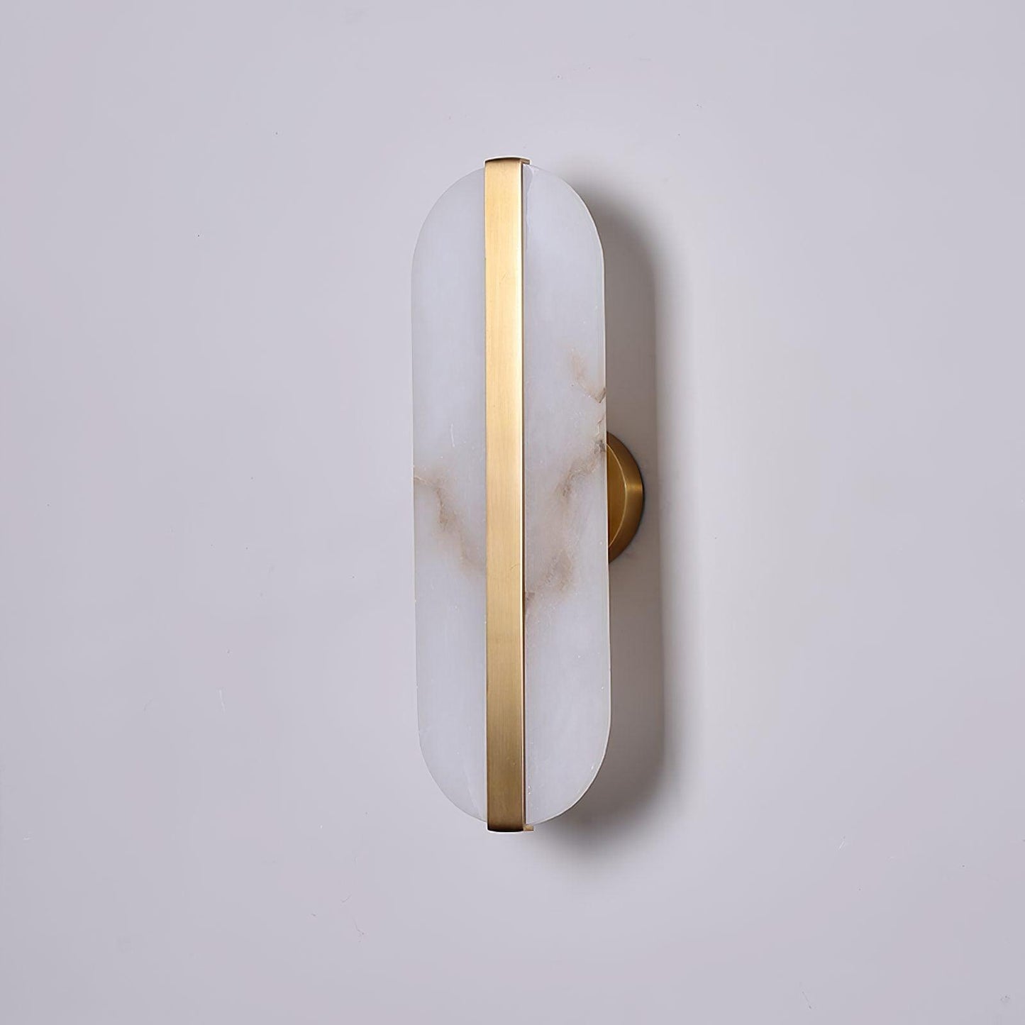 Alabaster LED Wall Sconce | Brass Finish | Set of 2