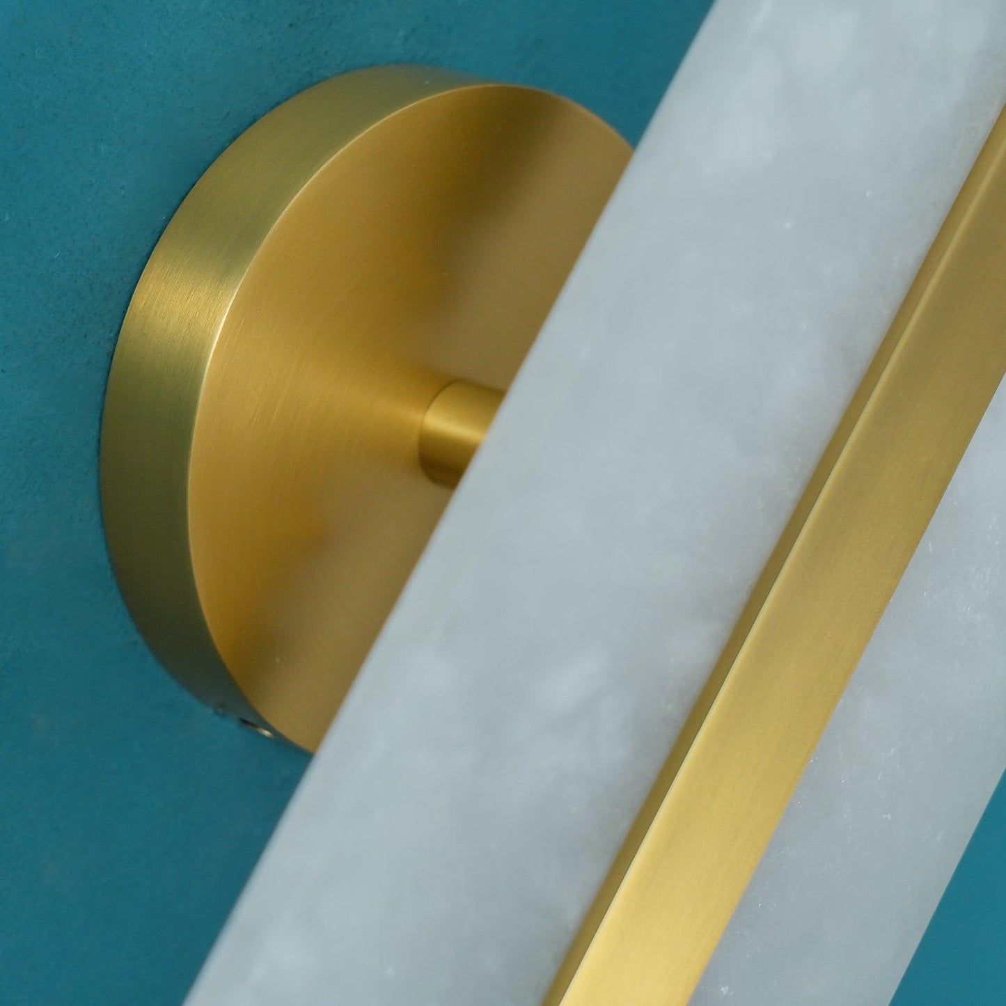 Alabaster LED Wall Sconce | Brass Finish | Set of 2