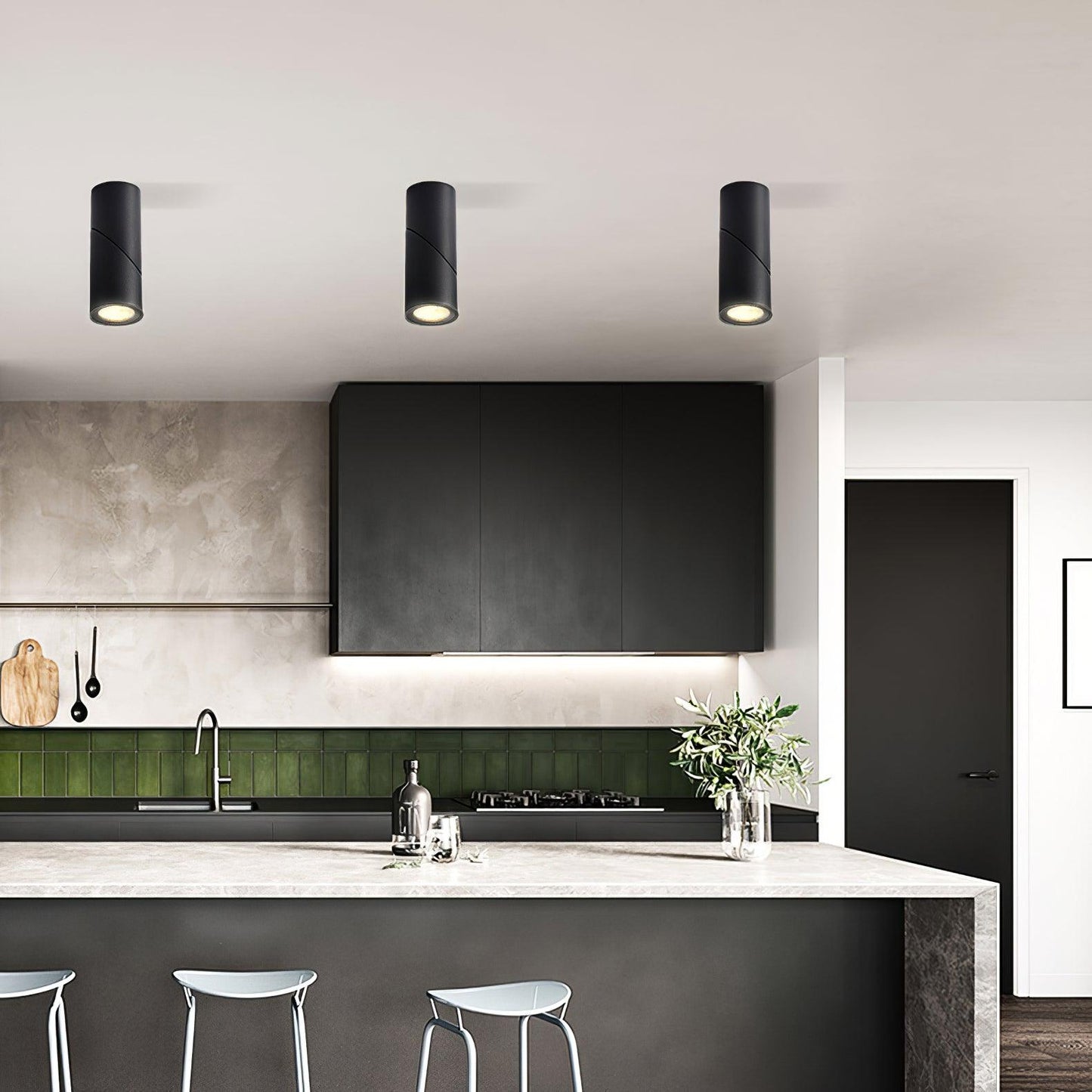 LED Spotlights | Adjustable Metal Projectors | Set of 5 with Warm, Neutral, Cool Light Options
