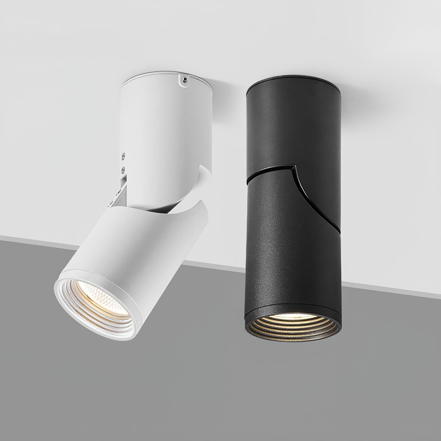 LED Spotlights | Adjustable Metal Projectors | Set of 5 with Warm, Neutral, Cool Light Options
