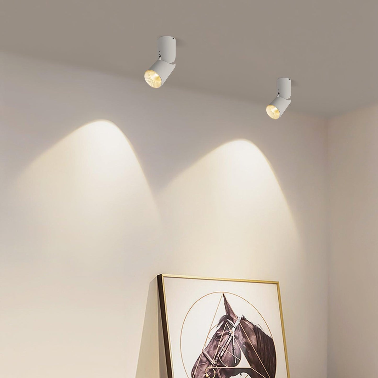 LED Spotlights | Adjustable Metal Projectors | Set of 5 with Warm, Neutral, Cool Light Options